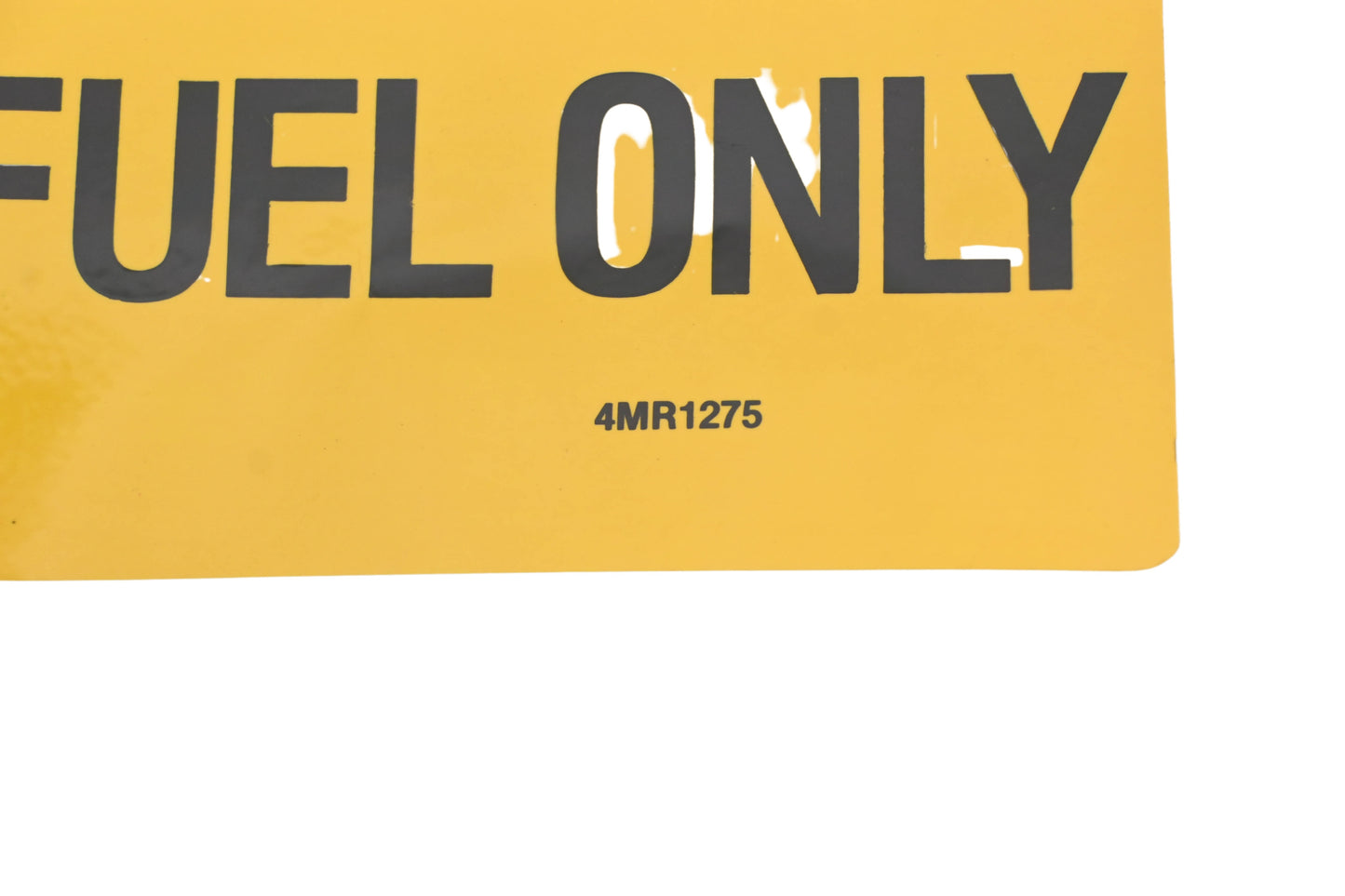 Mack 4MR1275 Diesel Fuel Name Plate Decal NOS