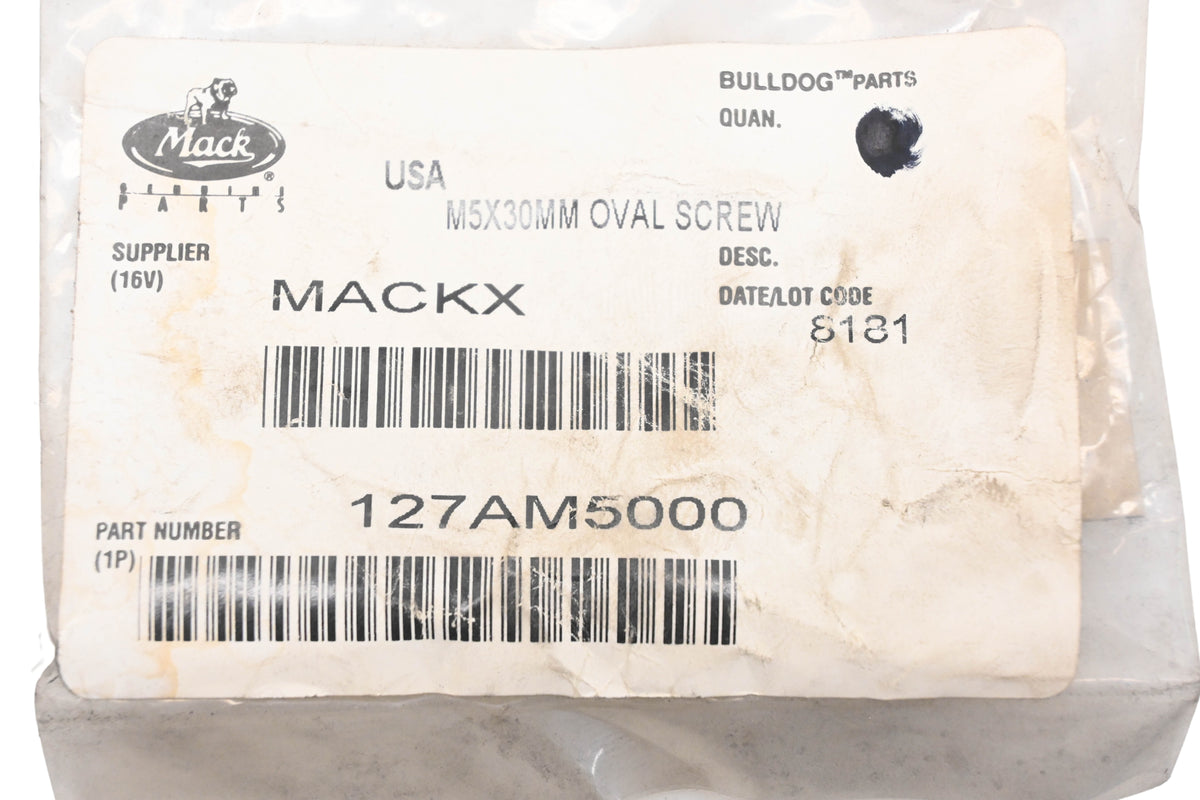 Mack 127AM5000 Countersunk Screw NOS
