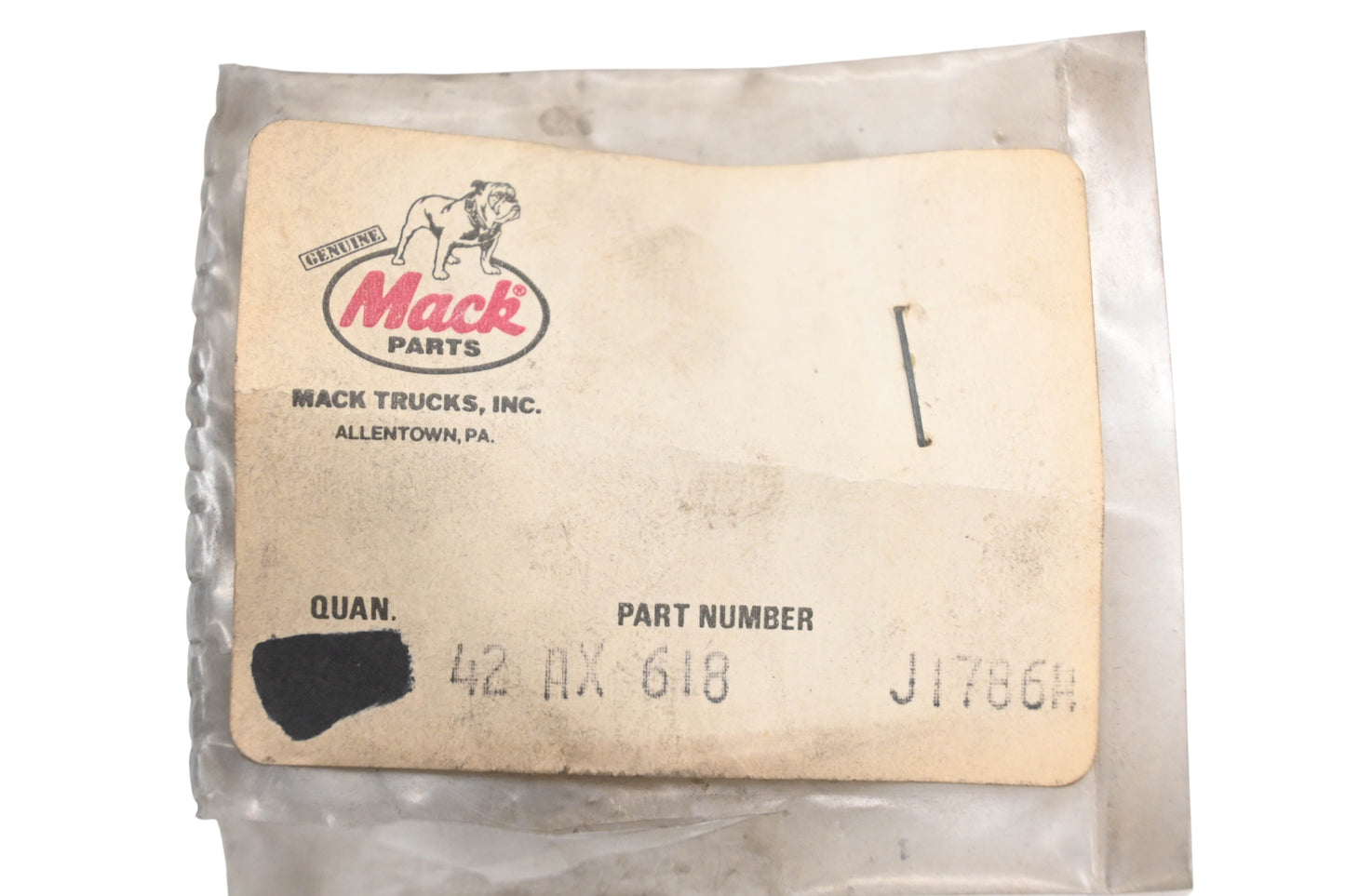 Mack 42AX618 Woodruff Key NOS