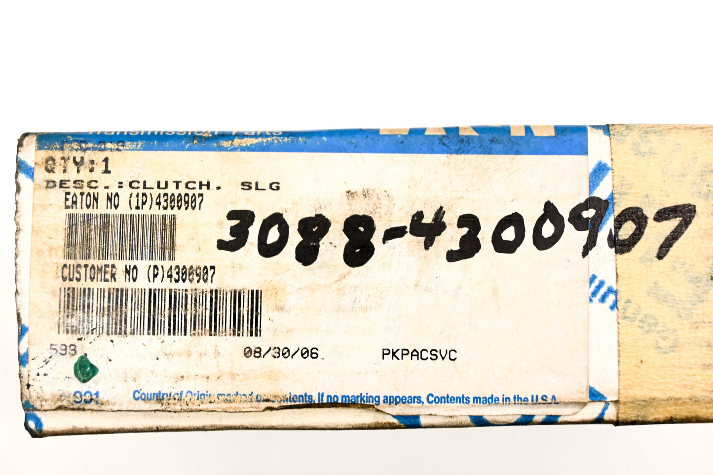Eaton Fuller 4300907, 3088-4300907 Clutch Gear NOS