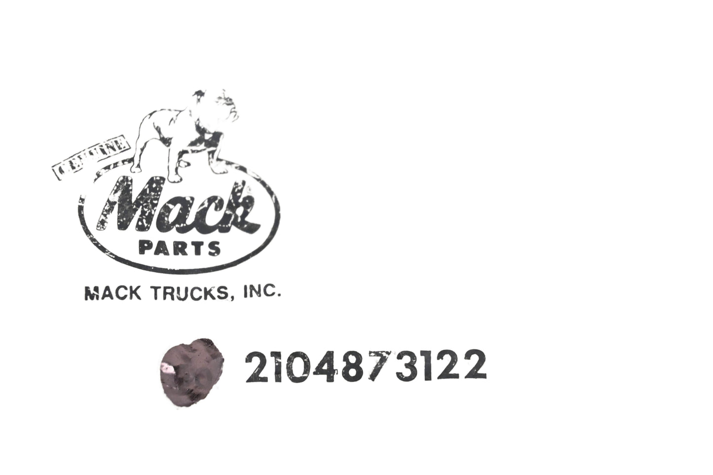 Mack 2104-873122 Bolt NOS