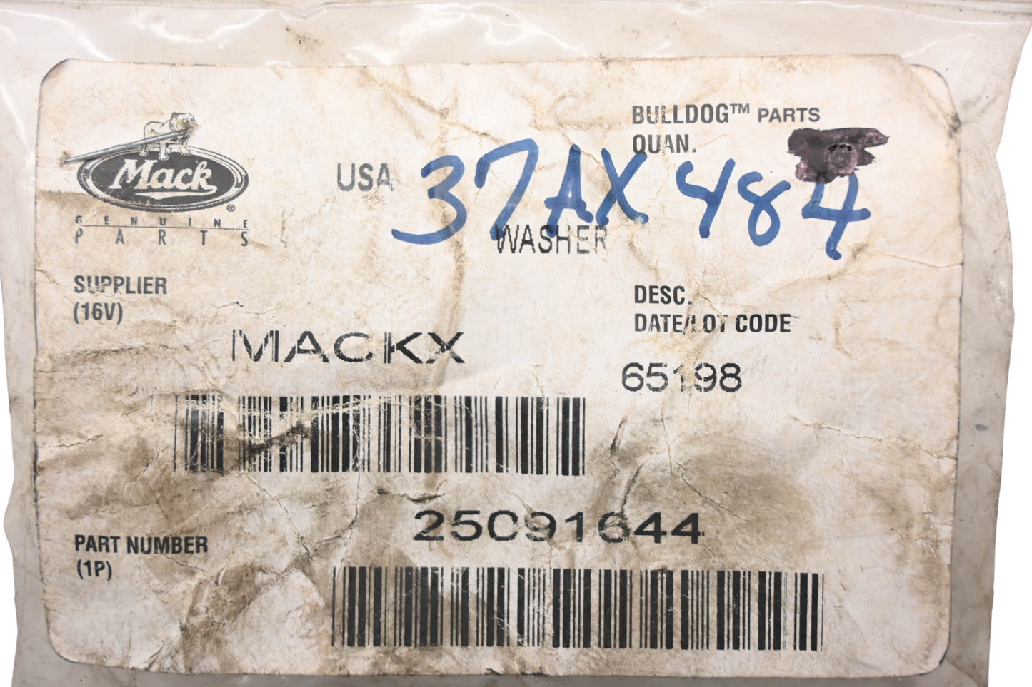 Mack 25091644 Washer NOS