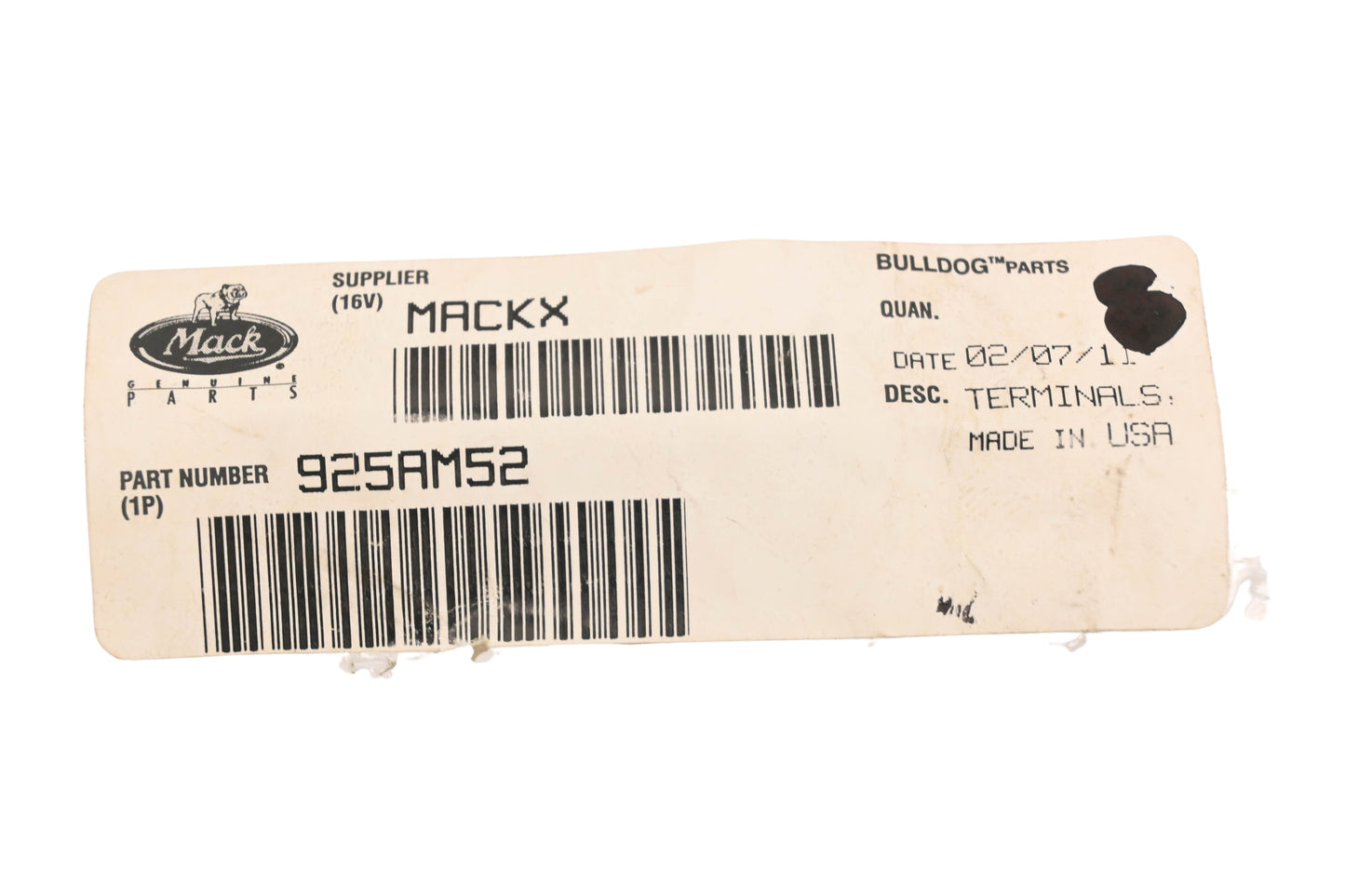 Mack 925AM52 Terminal Pin NOS