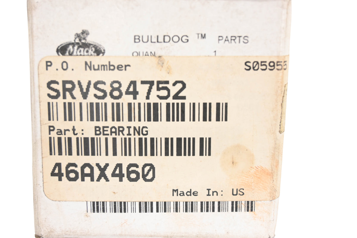 Mack 46AX460, 6200Z Koyo Bearing Assembly NOS