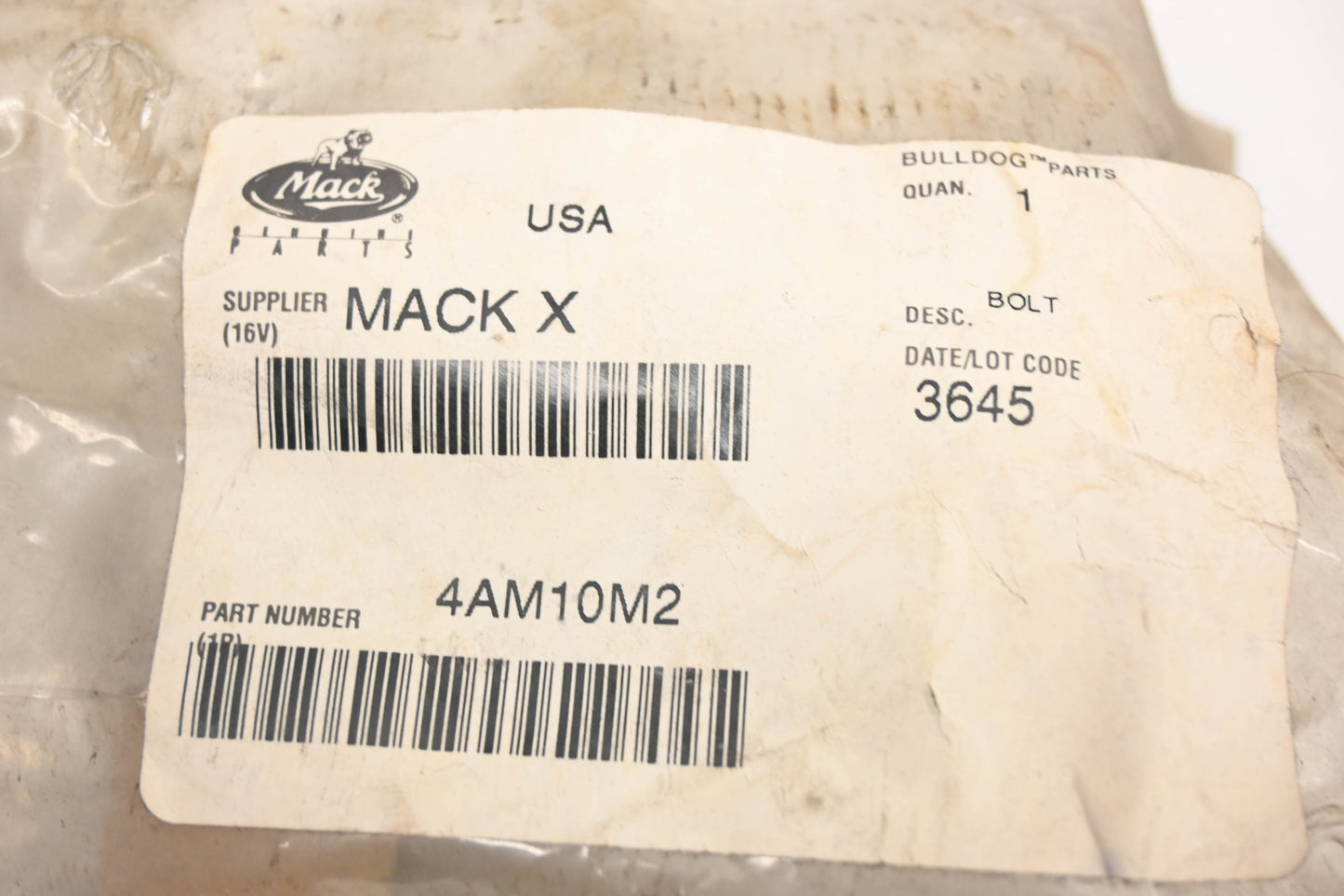 Mack 26AM21, 20706303 Flange Screw NOS