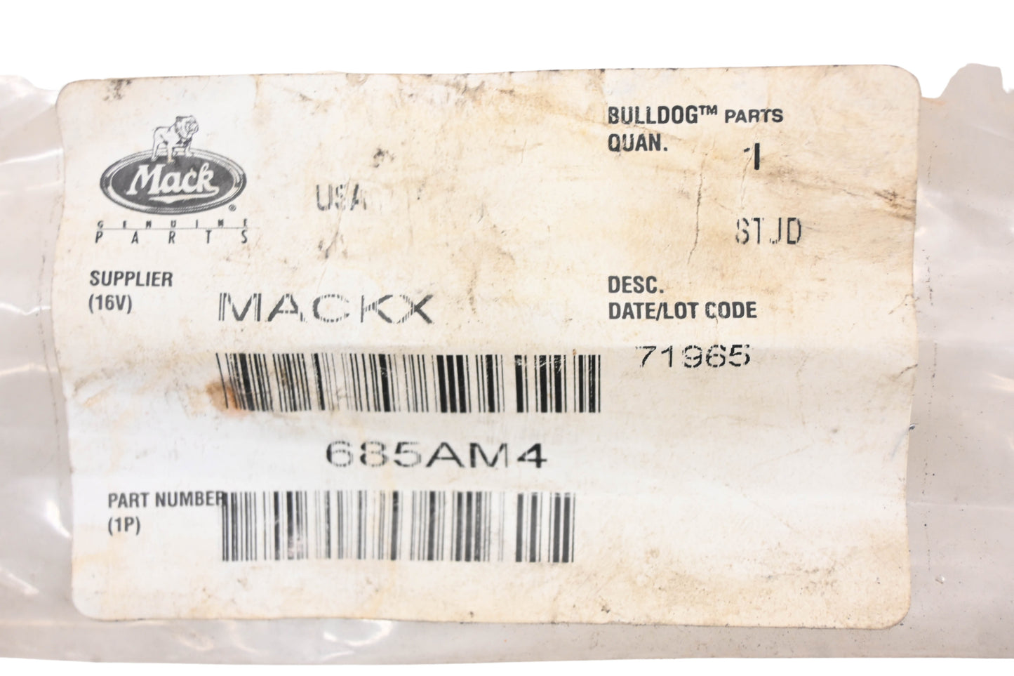 Mack 685AM4 Double End Stud NOS