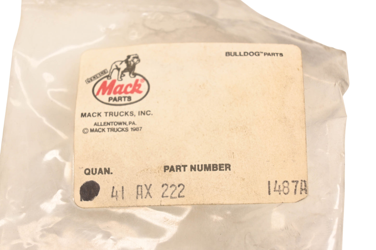 Mack 41AX222 Felt Washer NOS