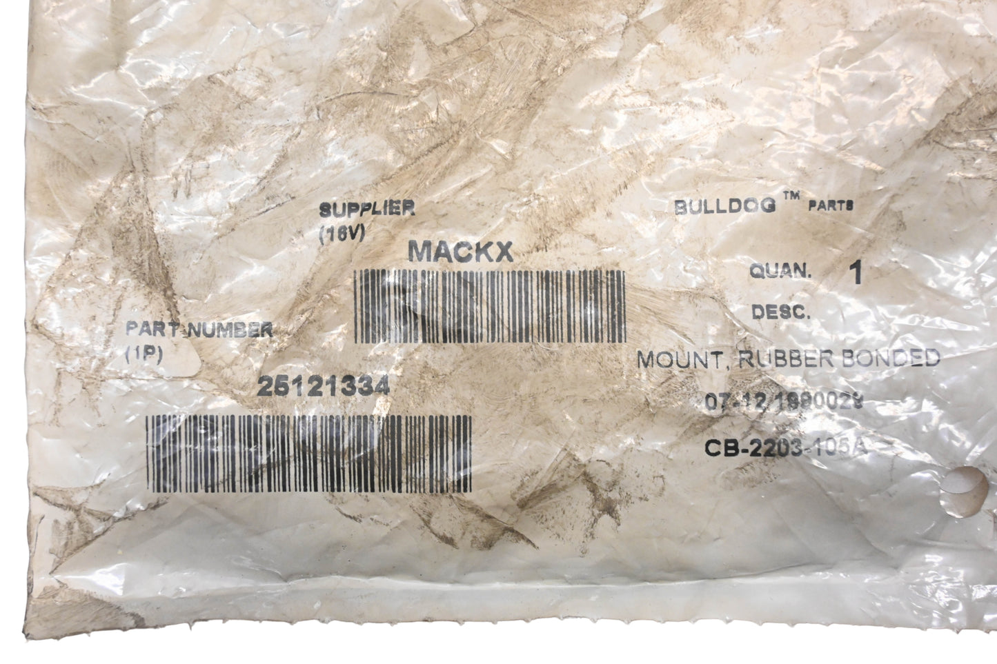 Mack 25121334, 20QL295M Insulator Assembly NOS