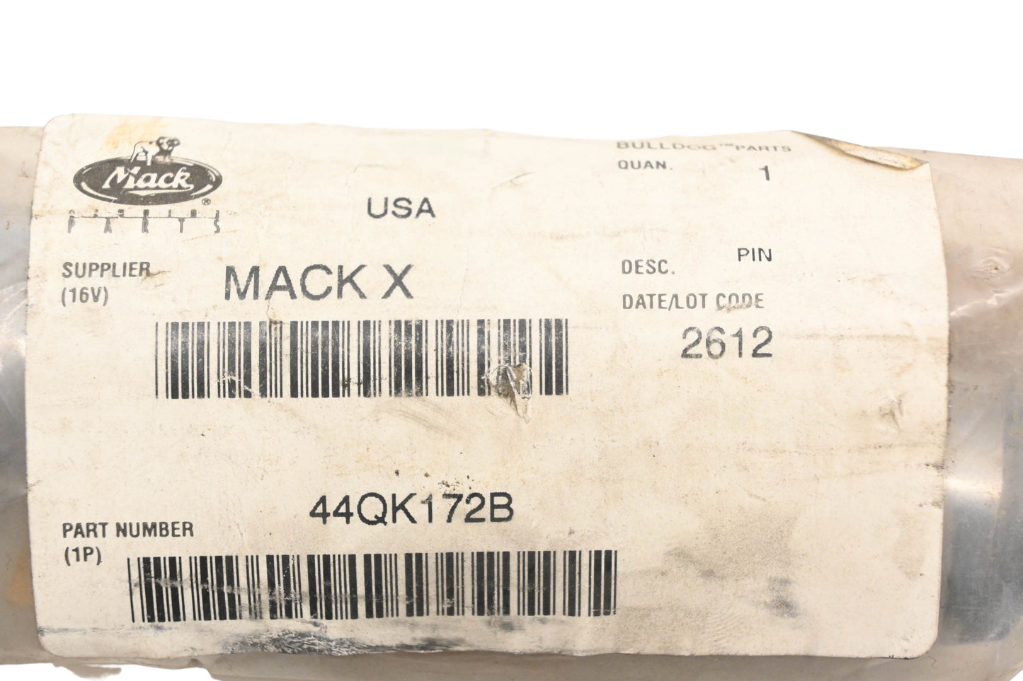 Mack 44QK172B Spring Pin NOS