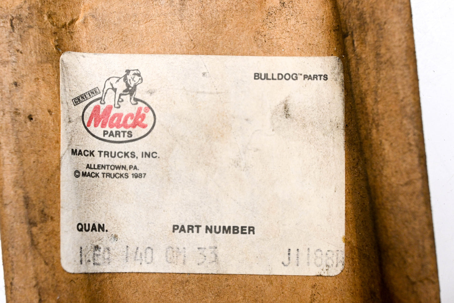 Mack 140QM33 Righthand Hood Bracket NOS