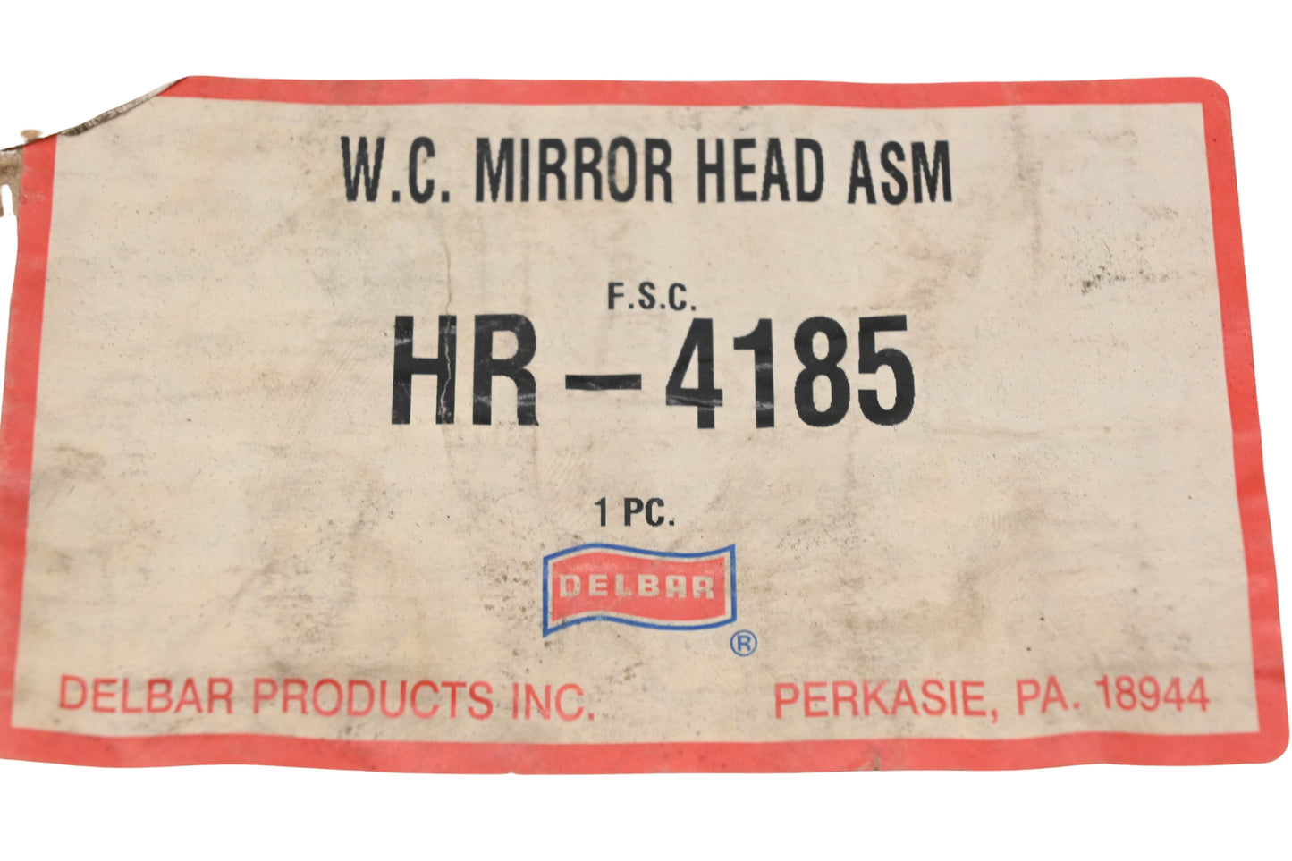 Delbar HR-4185 Mack Black West Coast Side Mirror NOS