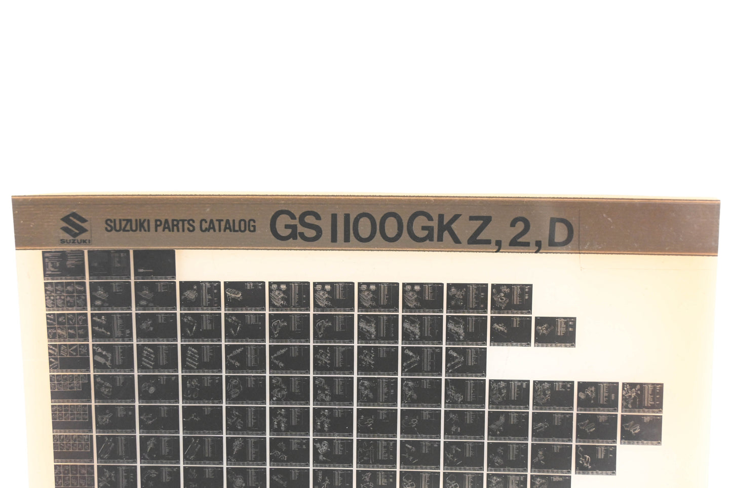 OEM Suzuki GS100GKZ2D GS100GKZ,2,D Parts Catalog Microfiche