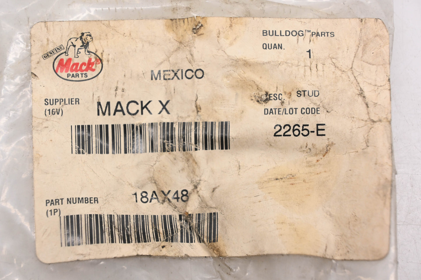Mack 18AX48 Stud NOS