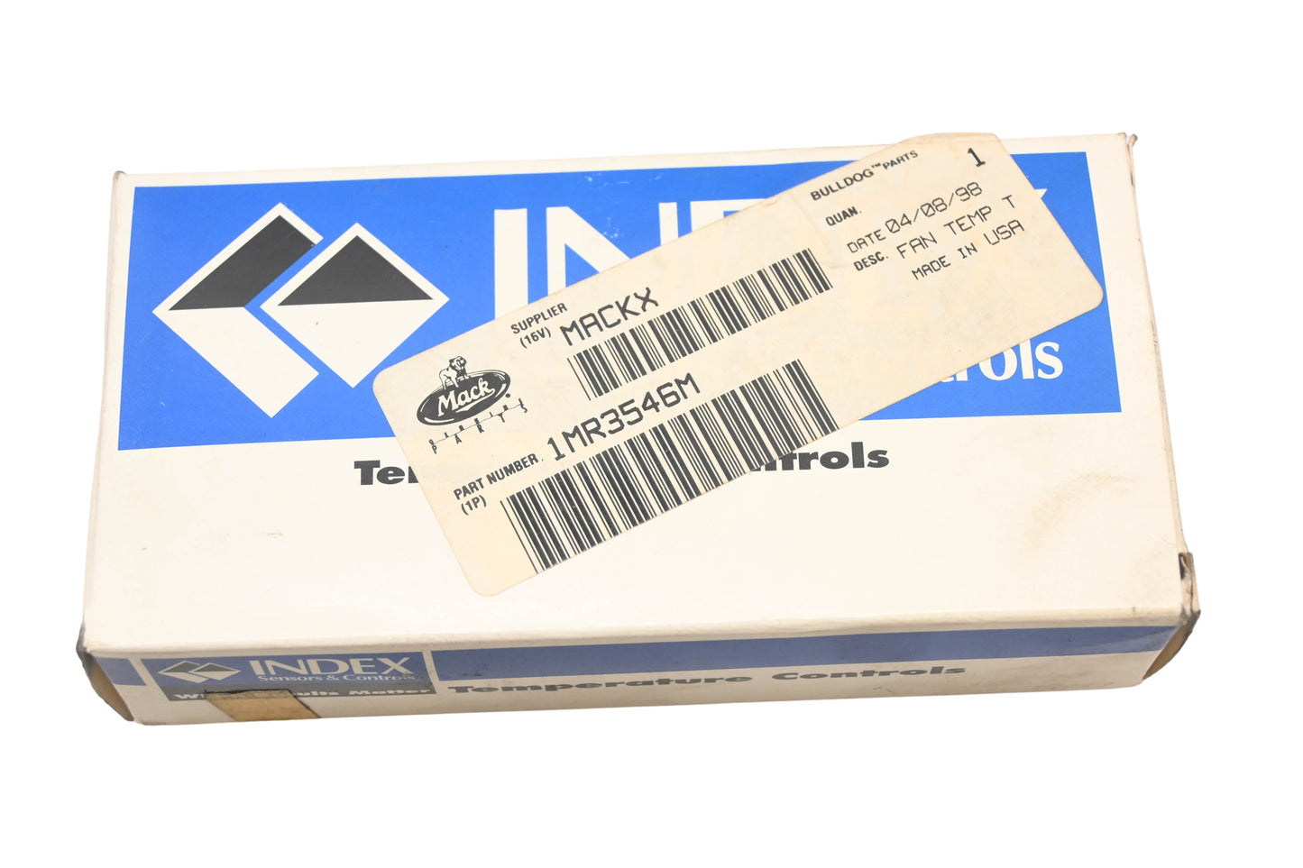 Mack 1MR3546M Index Fan Temperature Sensor NOS