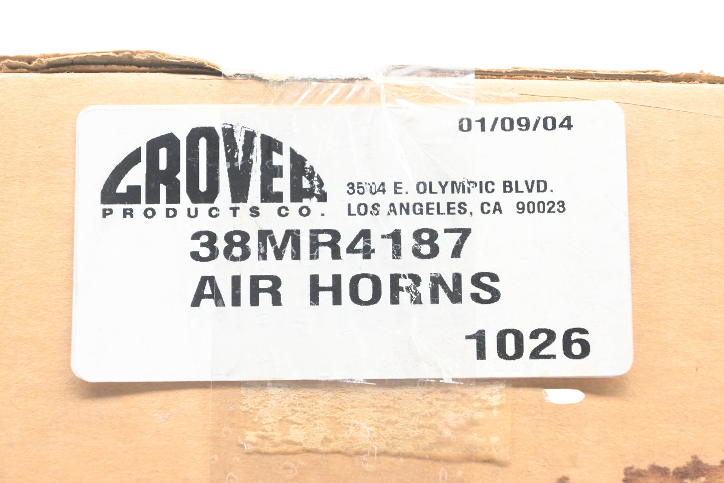 Mack 38MR4187, 1026 Grover Air Horn Kit NOS