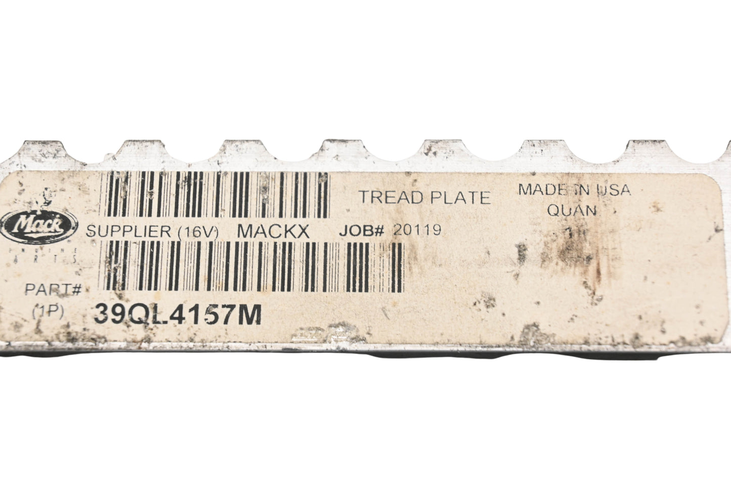 Mack 39QL4157M Tread Plate NOS