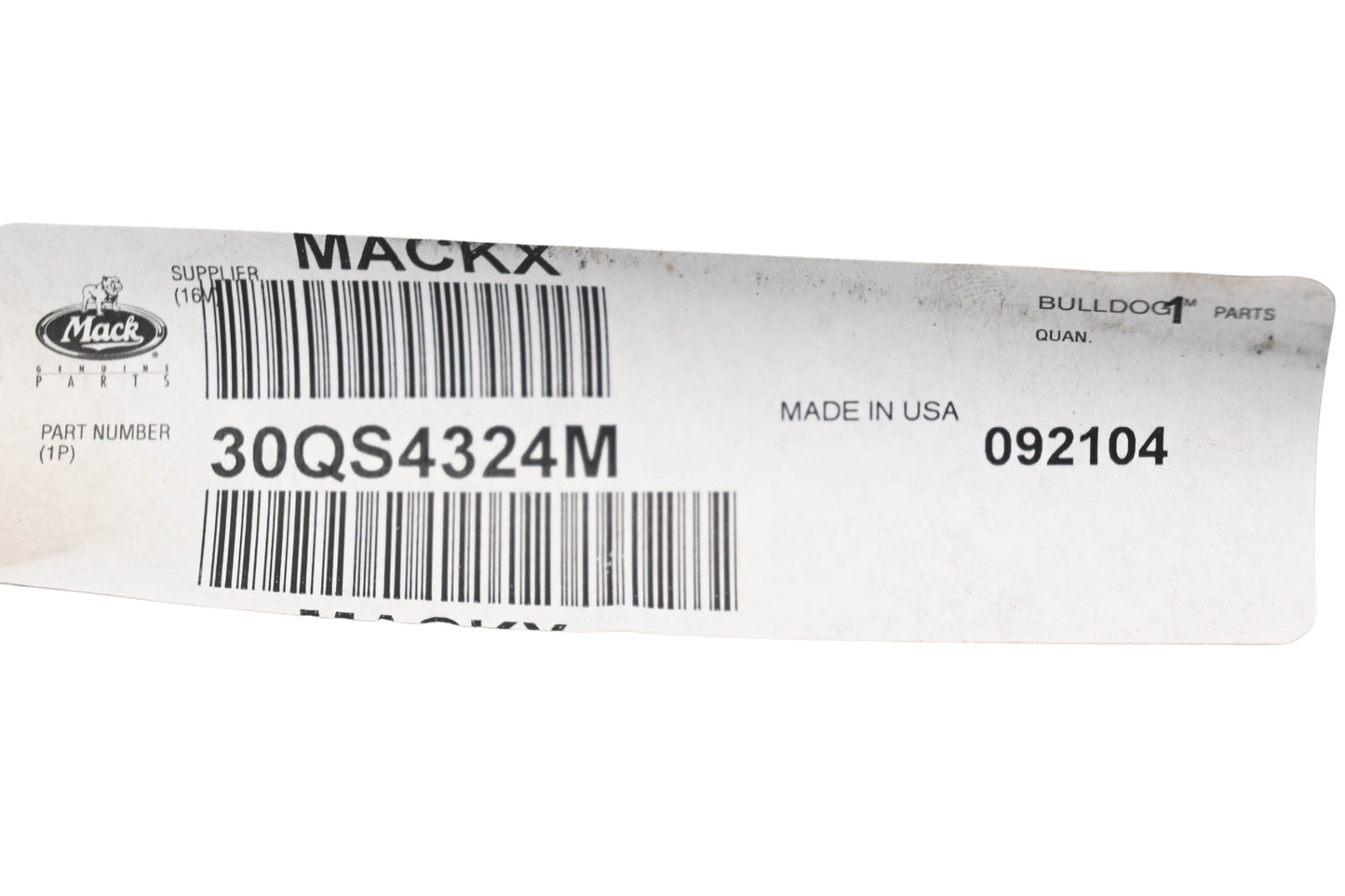 Mack 30QS4324M Bracket NOS