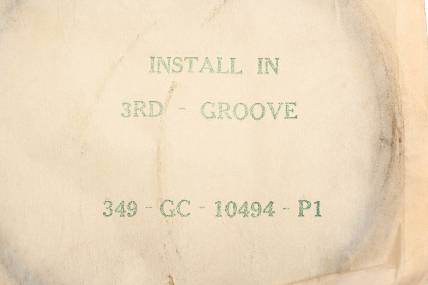 Mack 349GC10494P1 3rd Groove Piston Ring NOS