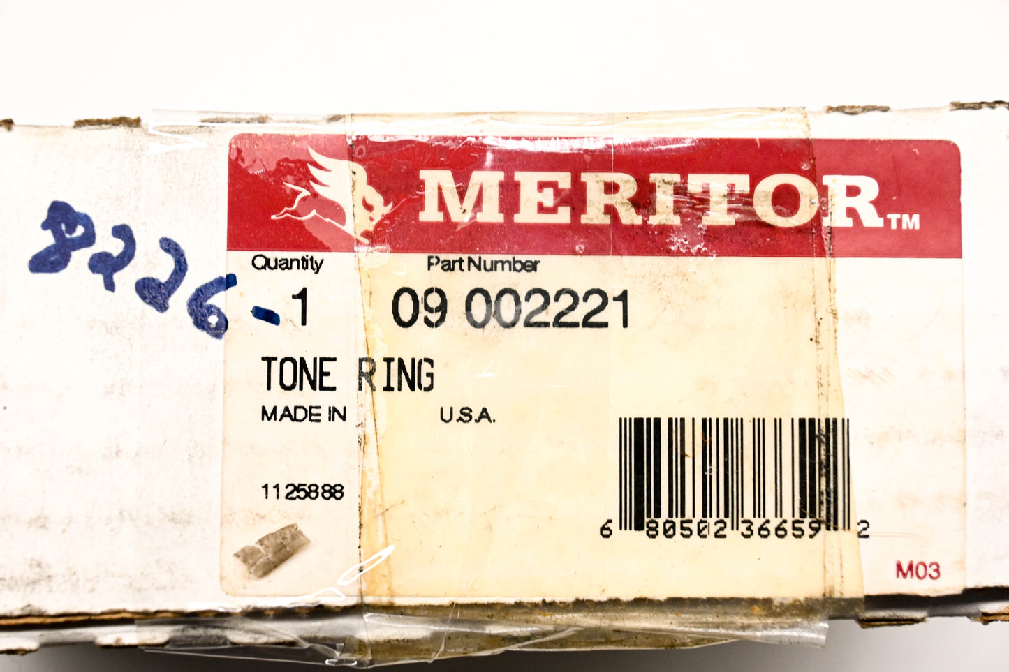 Meritor 09002221, 8226-09002221 ABS Tone Ring NOS