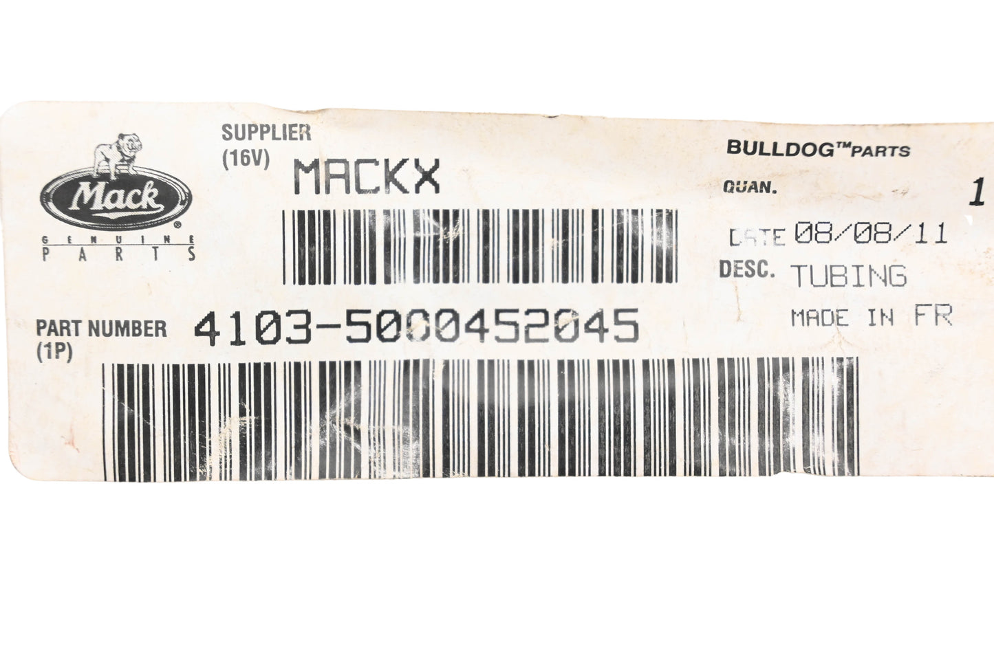 Mack 4103-5000452045, 5000452045 Renault Tubing Assembly NOS