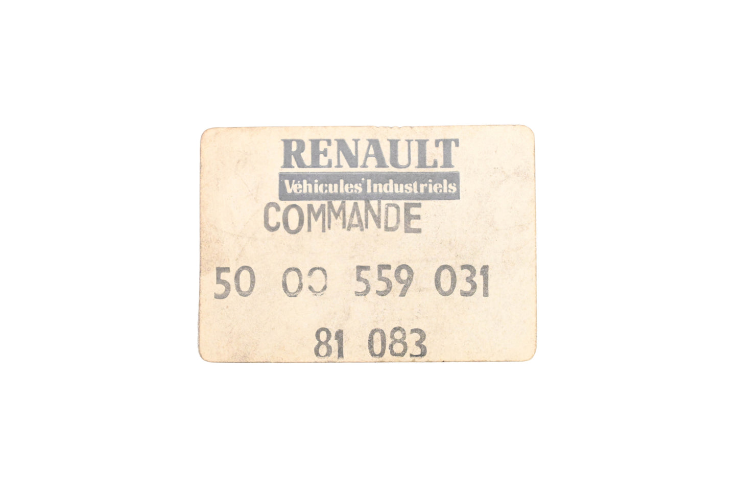 Renault 5000559031, 4103-5000559031 Control Cable 17" NOS