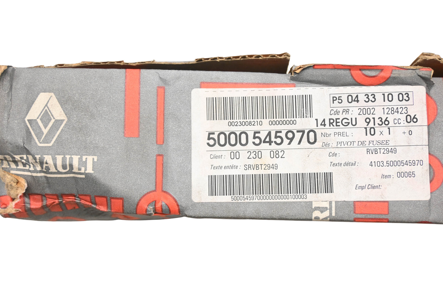 Renault 5000545970, 4103-5000545970 Mack King Pin NOS