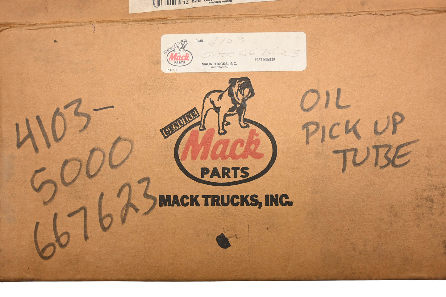 Mack 4103-5000667623, 5000667623 Oil Pickup Strainer Tube NOS