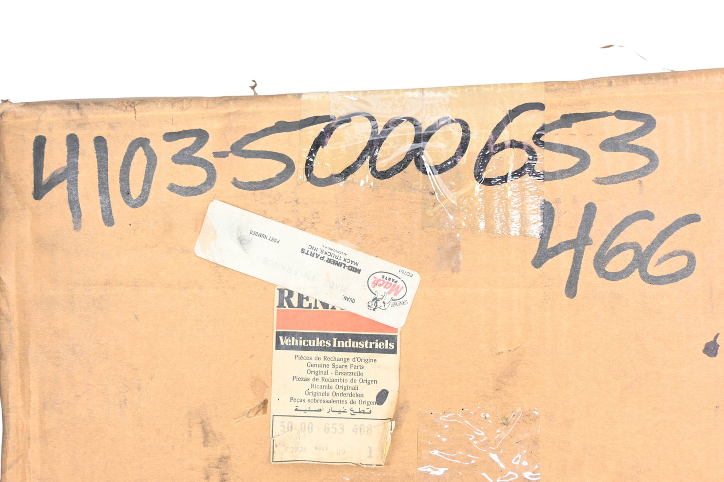 Mack 4103-5000653466, 5000653466 Renault Righthand Case Housing NOS