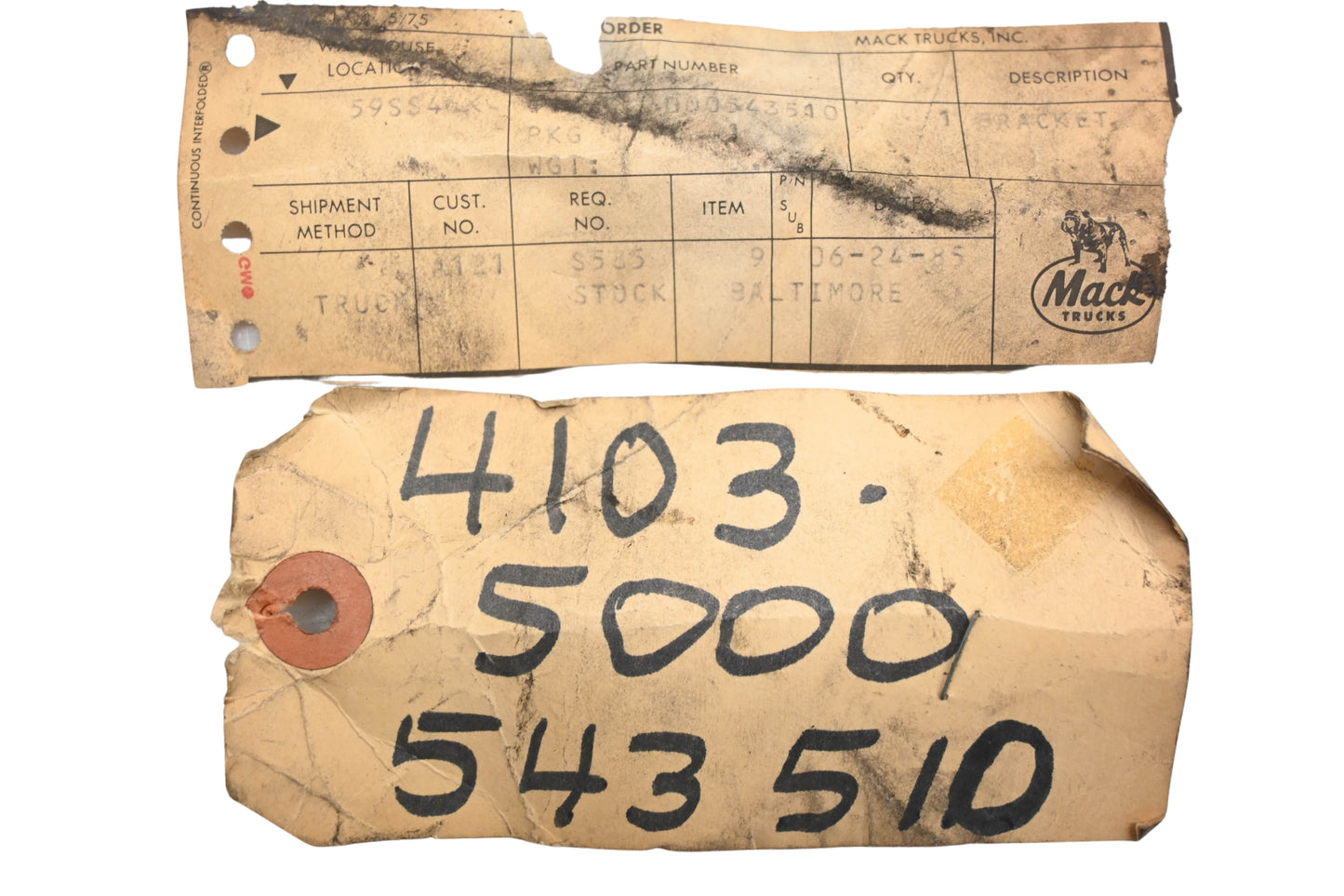 Mack 4103-50000543510, 5000543510, 5600210065 Renault Bracket