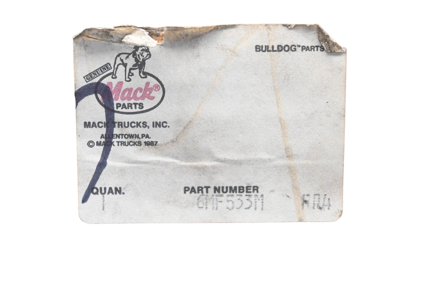 Mack 6MF533M Headlamp Grill NOS