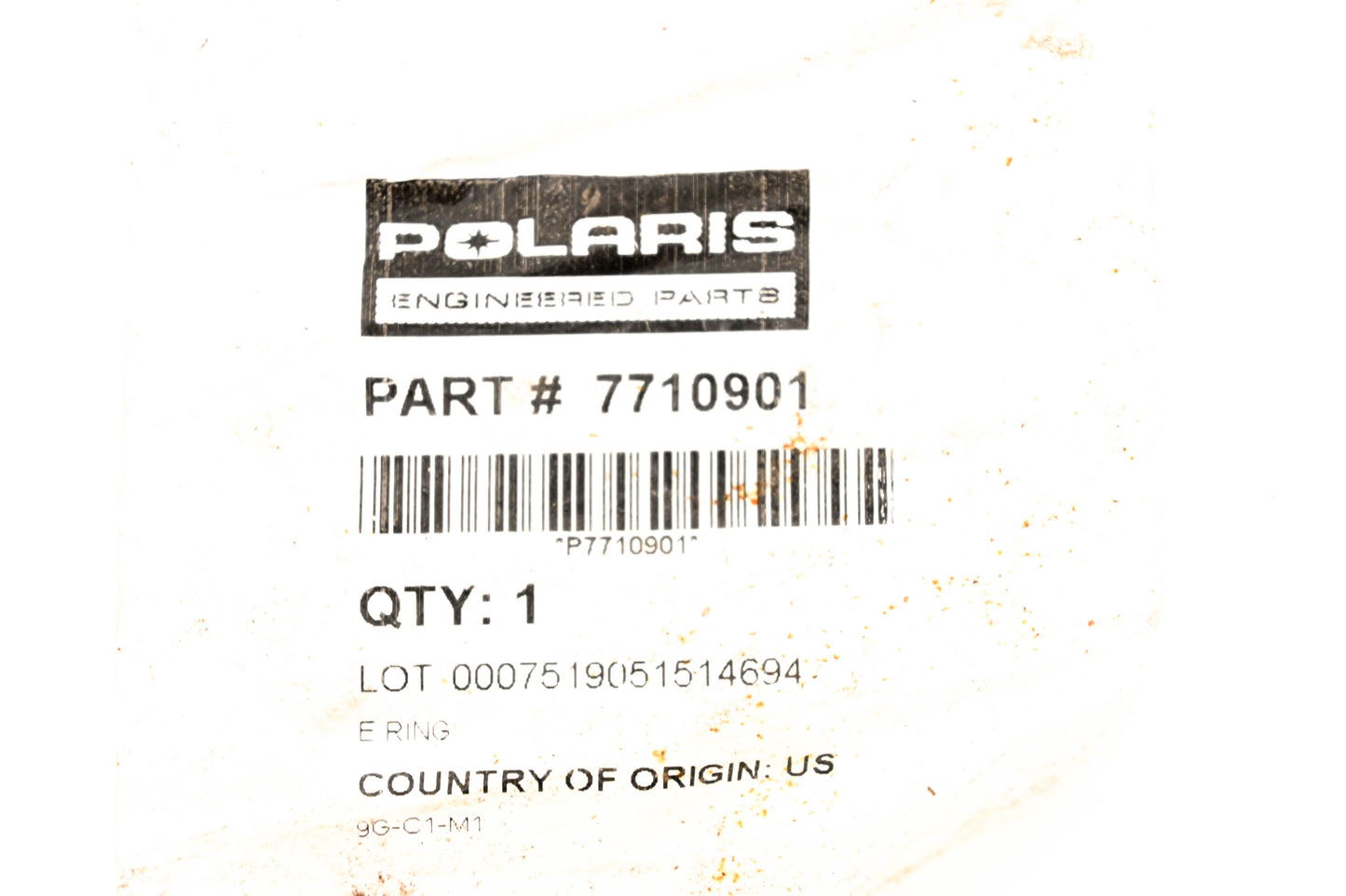 Polaris 7710901 E-Ring NOS