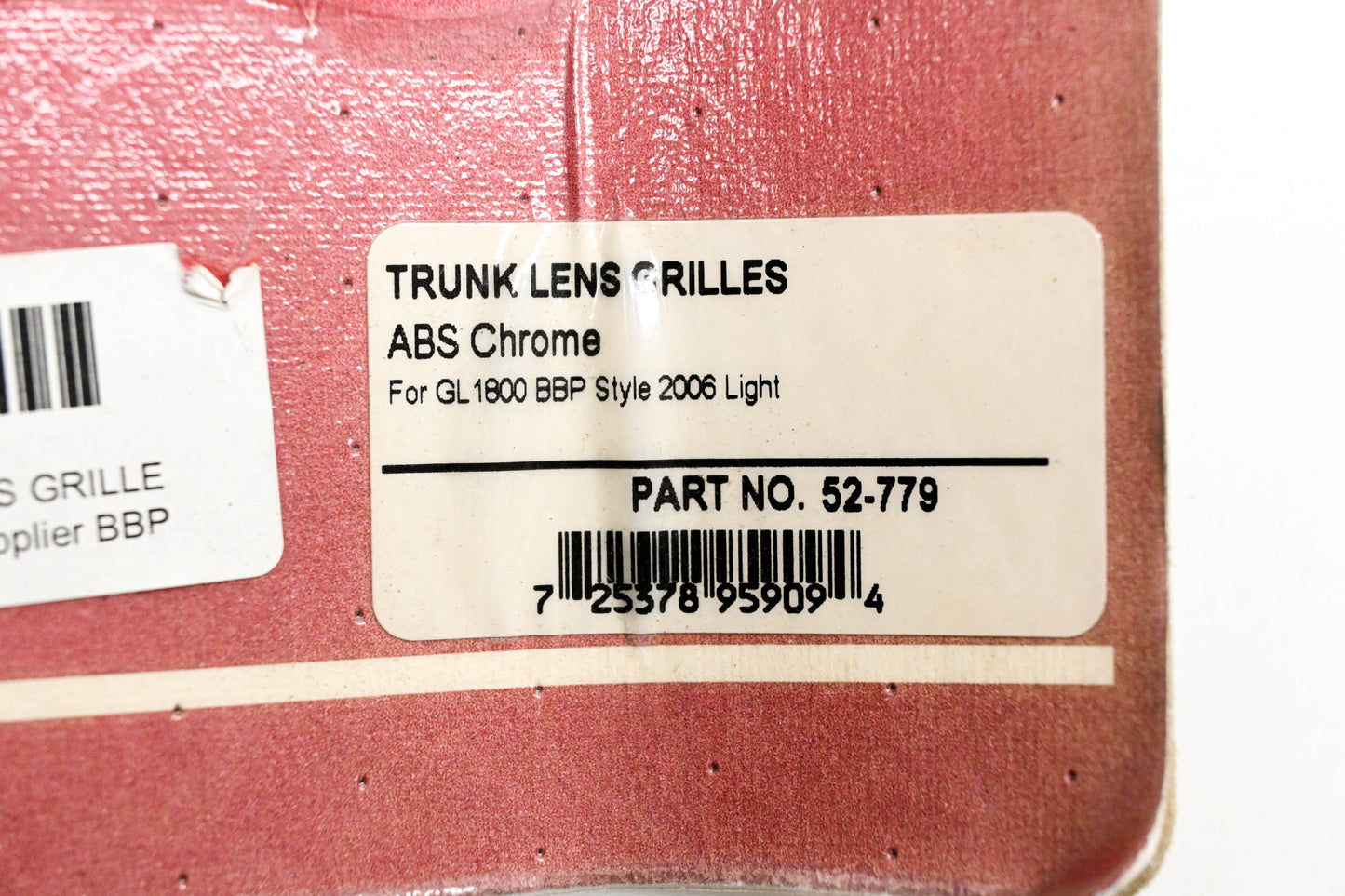 Show Chrome 52-779 GL-1800 Chrome Trunk Lens Grill NOS