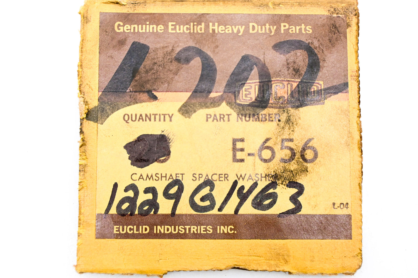 Euclid E-656, 1229G1463 Camshaft Spacer Washer Qty 3 NOS