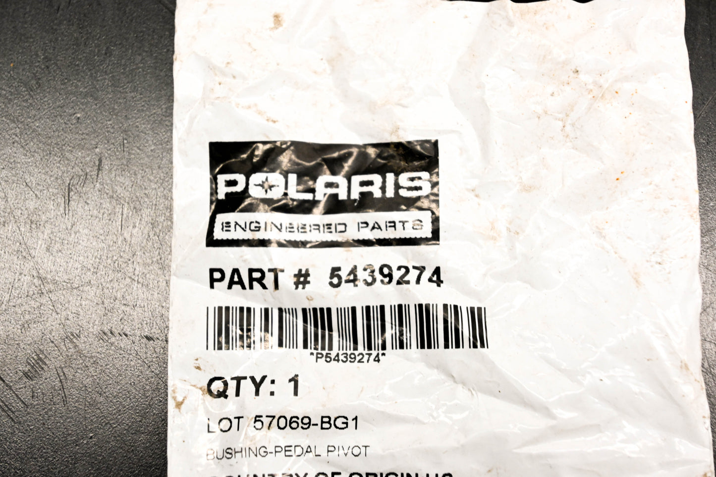 Polaris 5439274 Pedal Pivot Bushing NOS