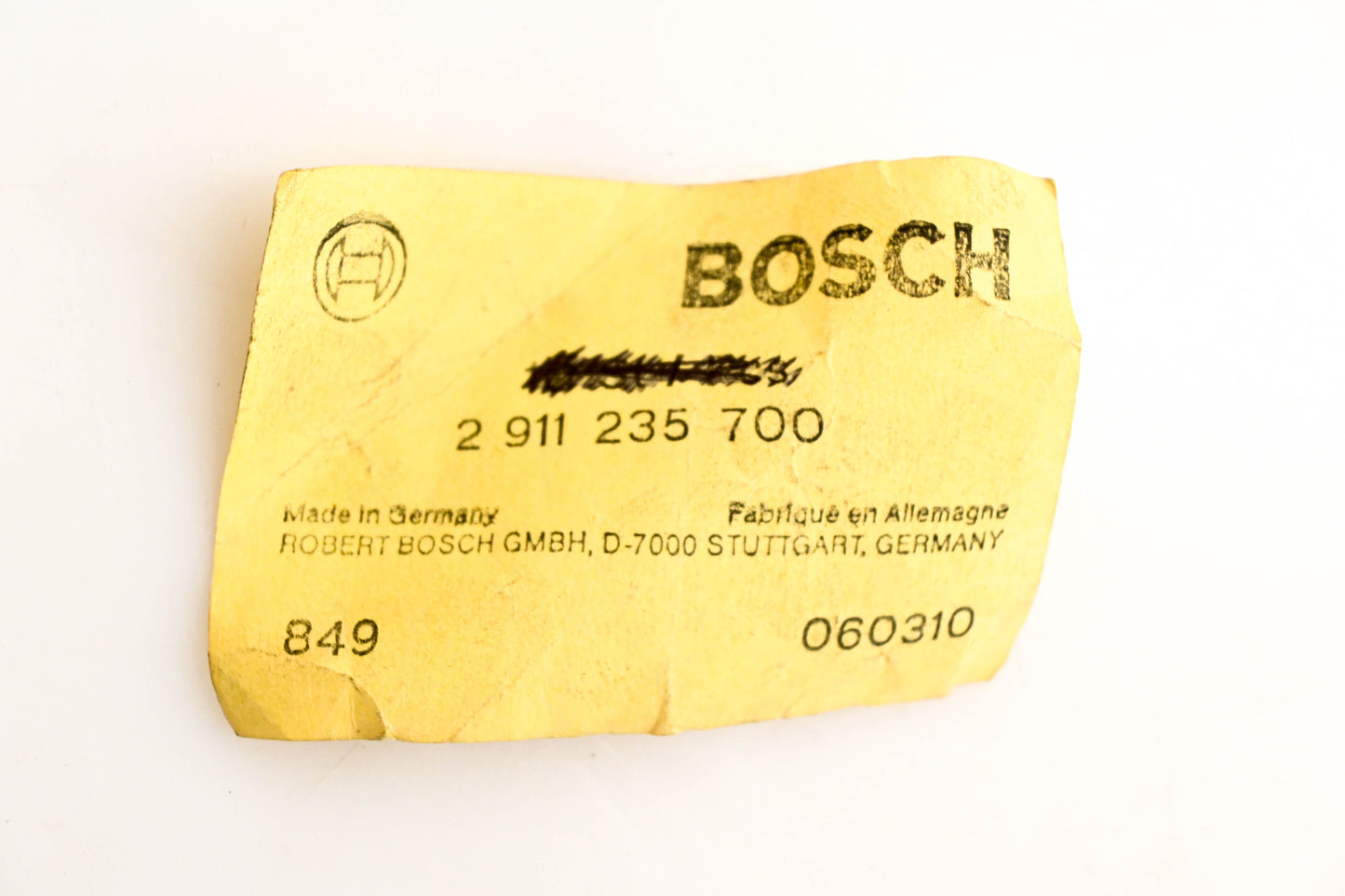 Bosch 2911235700, 935-2911235700 Hollow Screw NOS