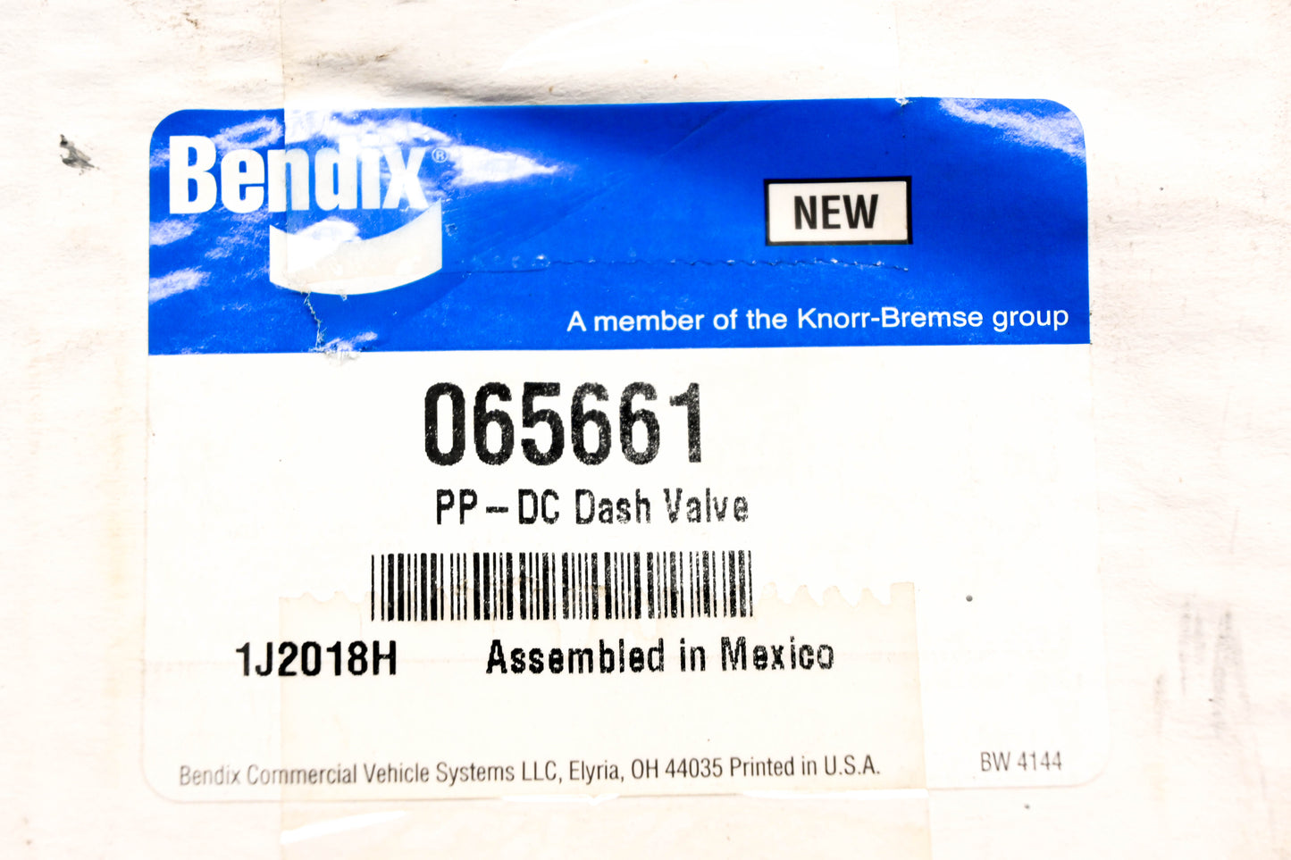 Bendix 065661 PP-DC Dash Valve NOS