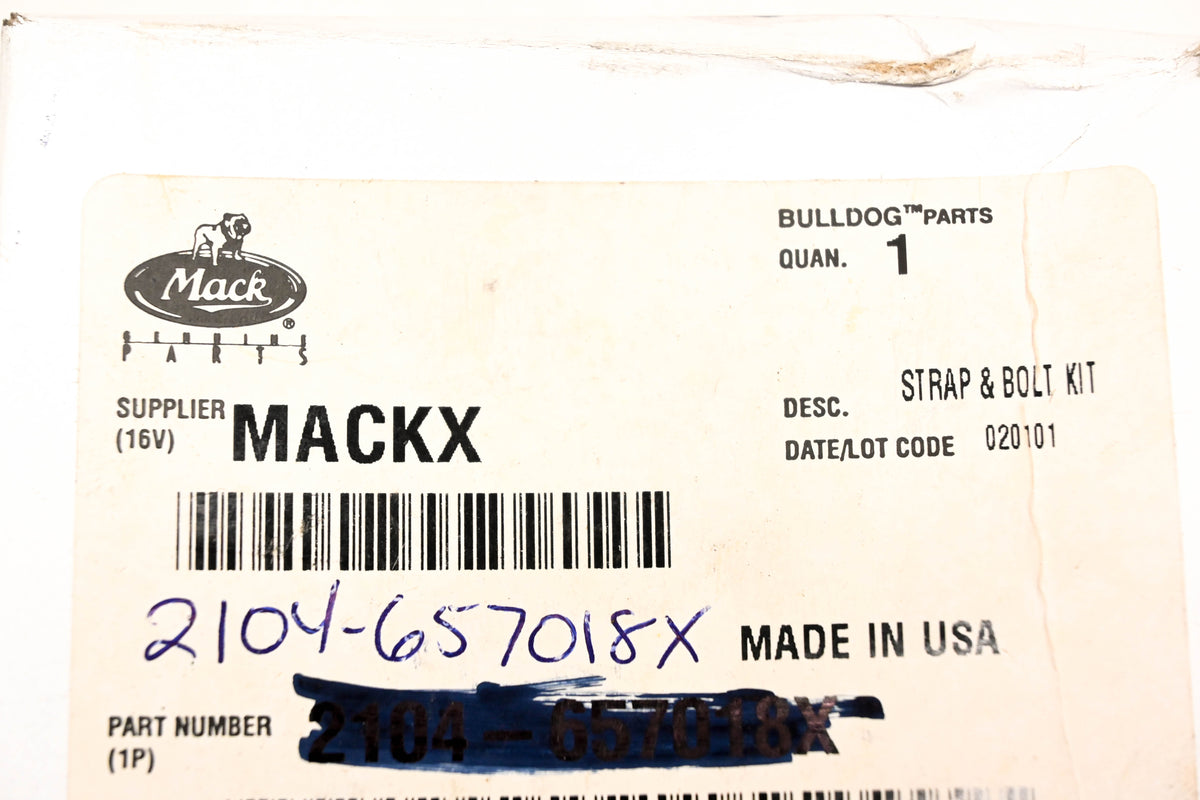 Mack 2104-657018X Strap & Bolt NOS