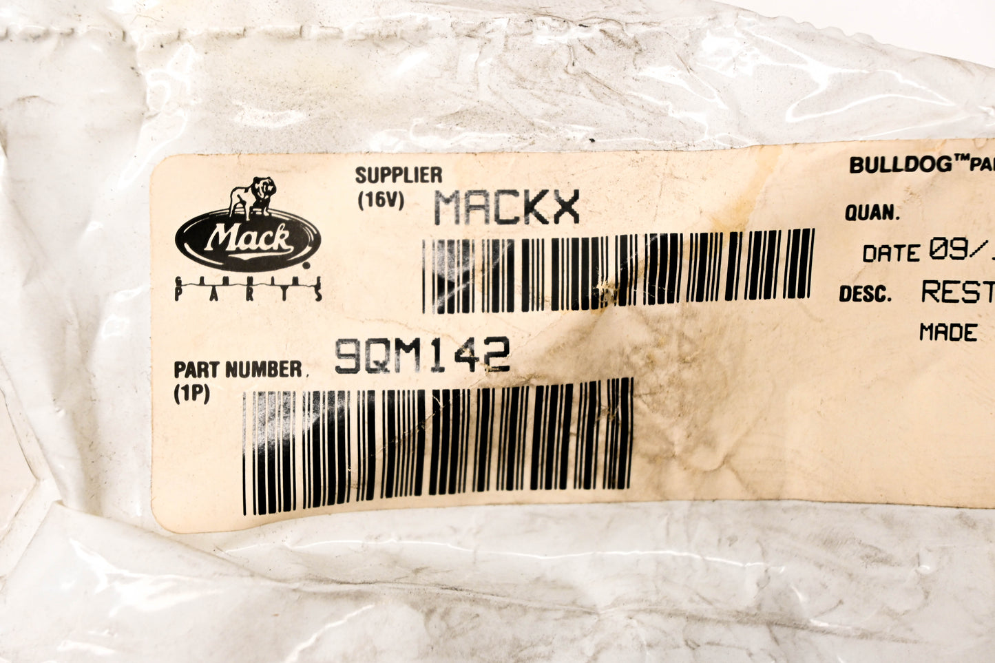 Mack 9QM142 Hood Rubber Bumper
