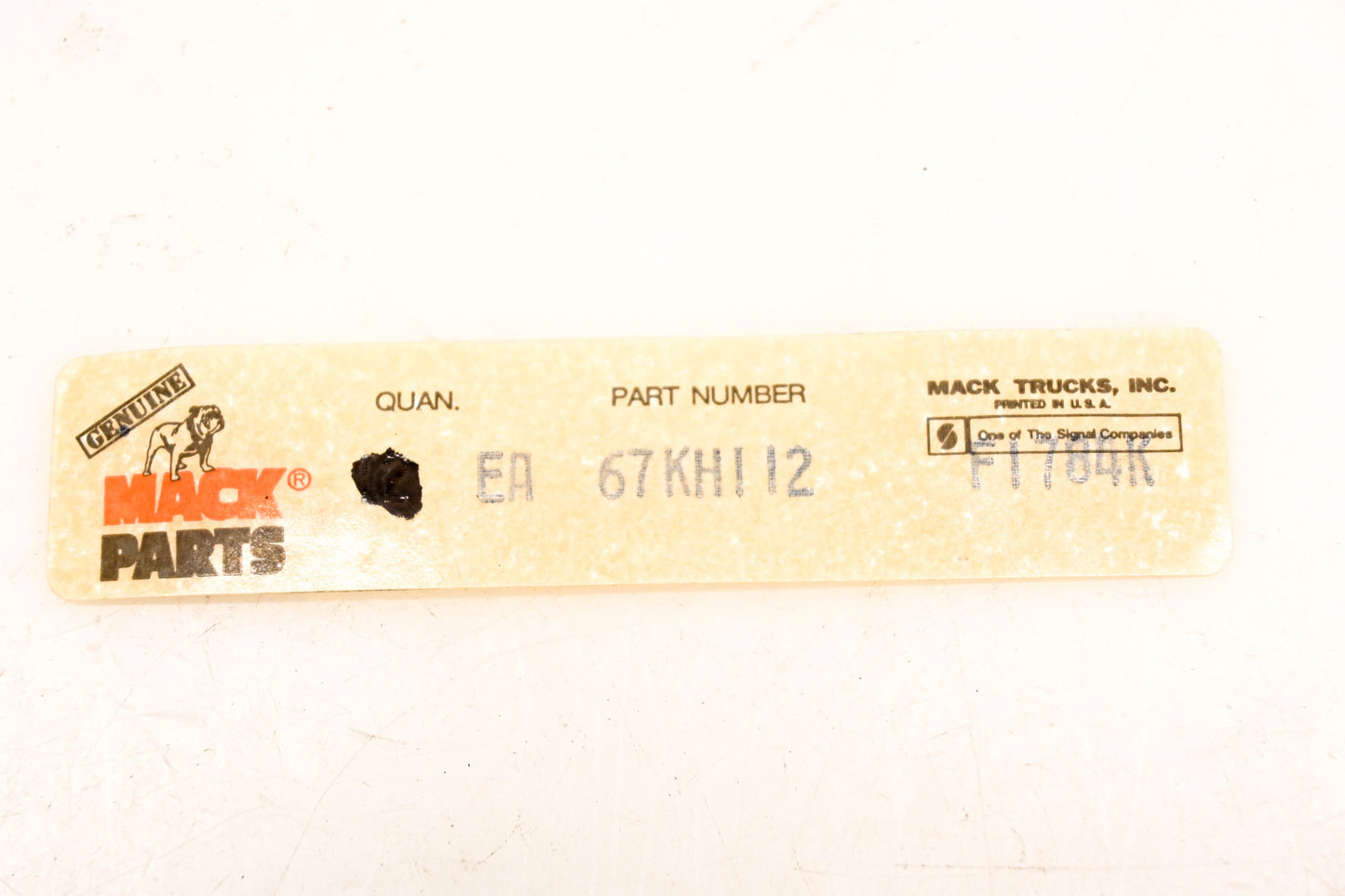 Mack 67KH112 Washers Qty 2 NOS