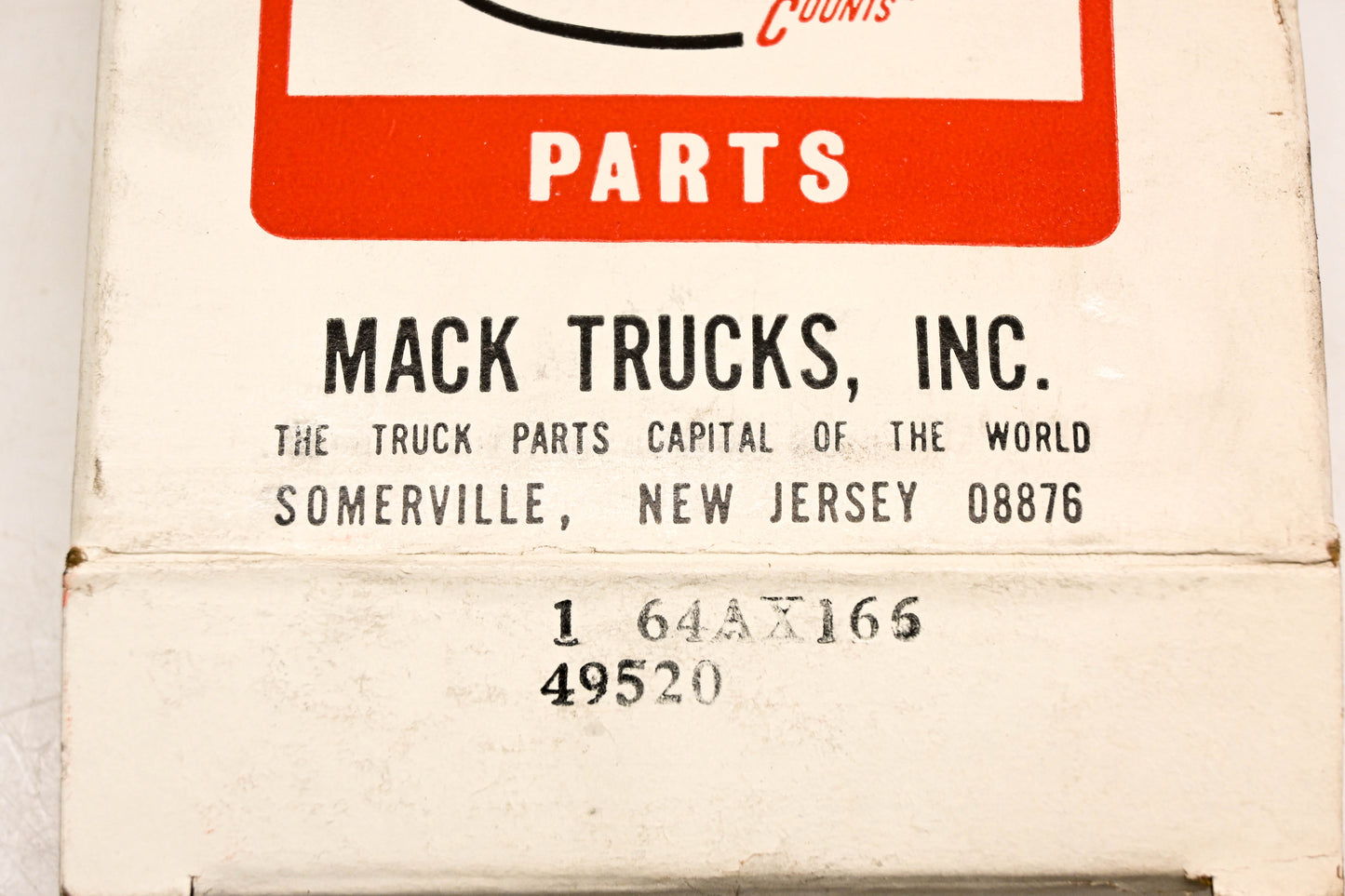 Mack 64AX166, 49520 Timken Bearing Cup NOS