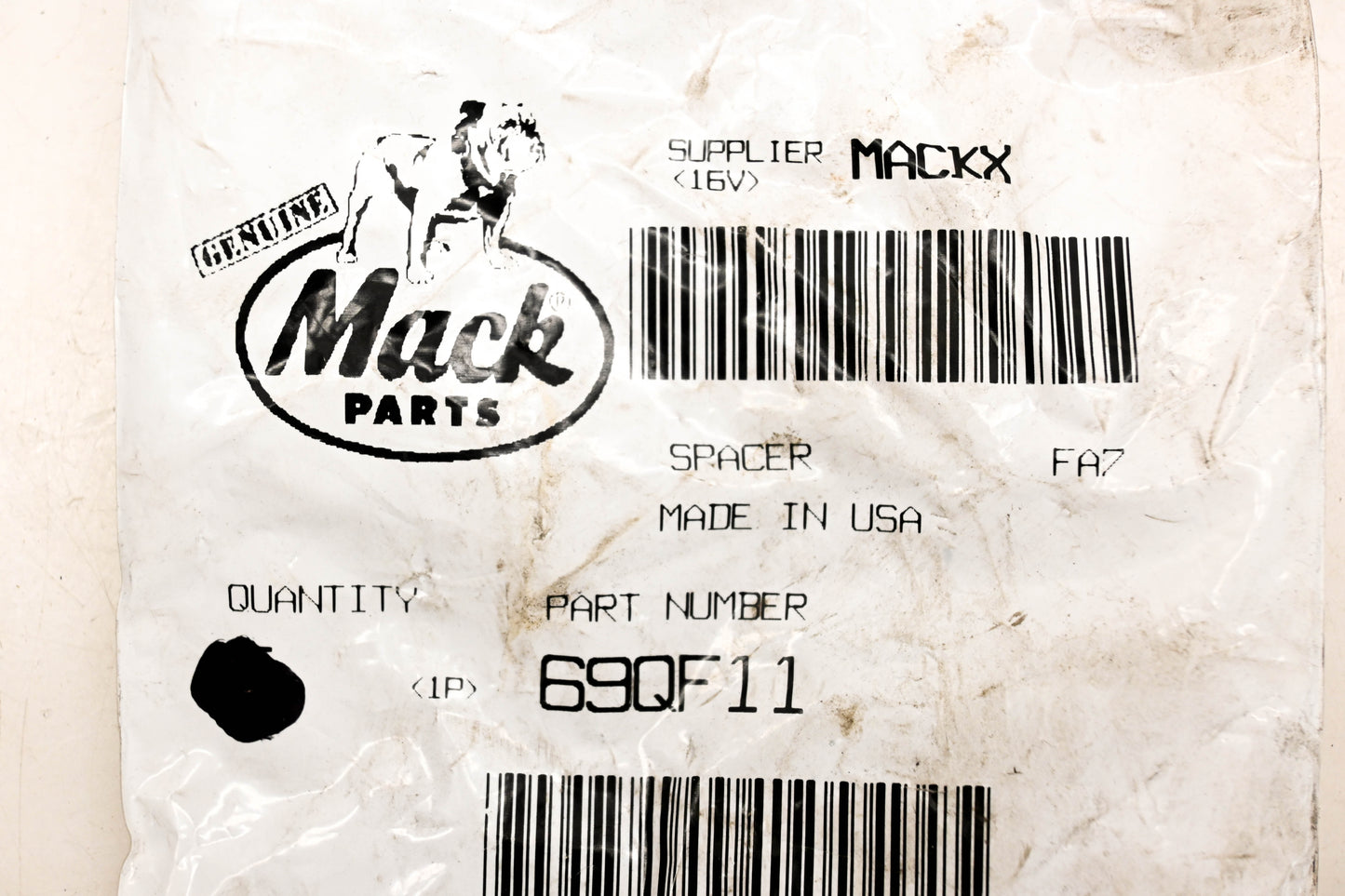 Mack 69QF11 Spacer NOS