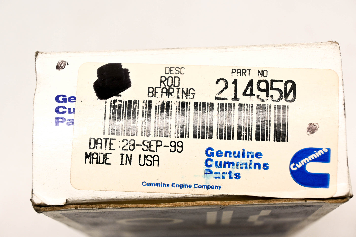 Cummins 214950 Rod Bearing NOS