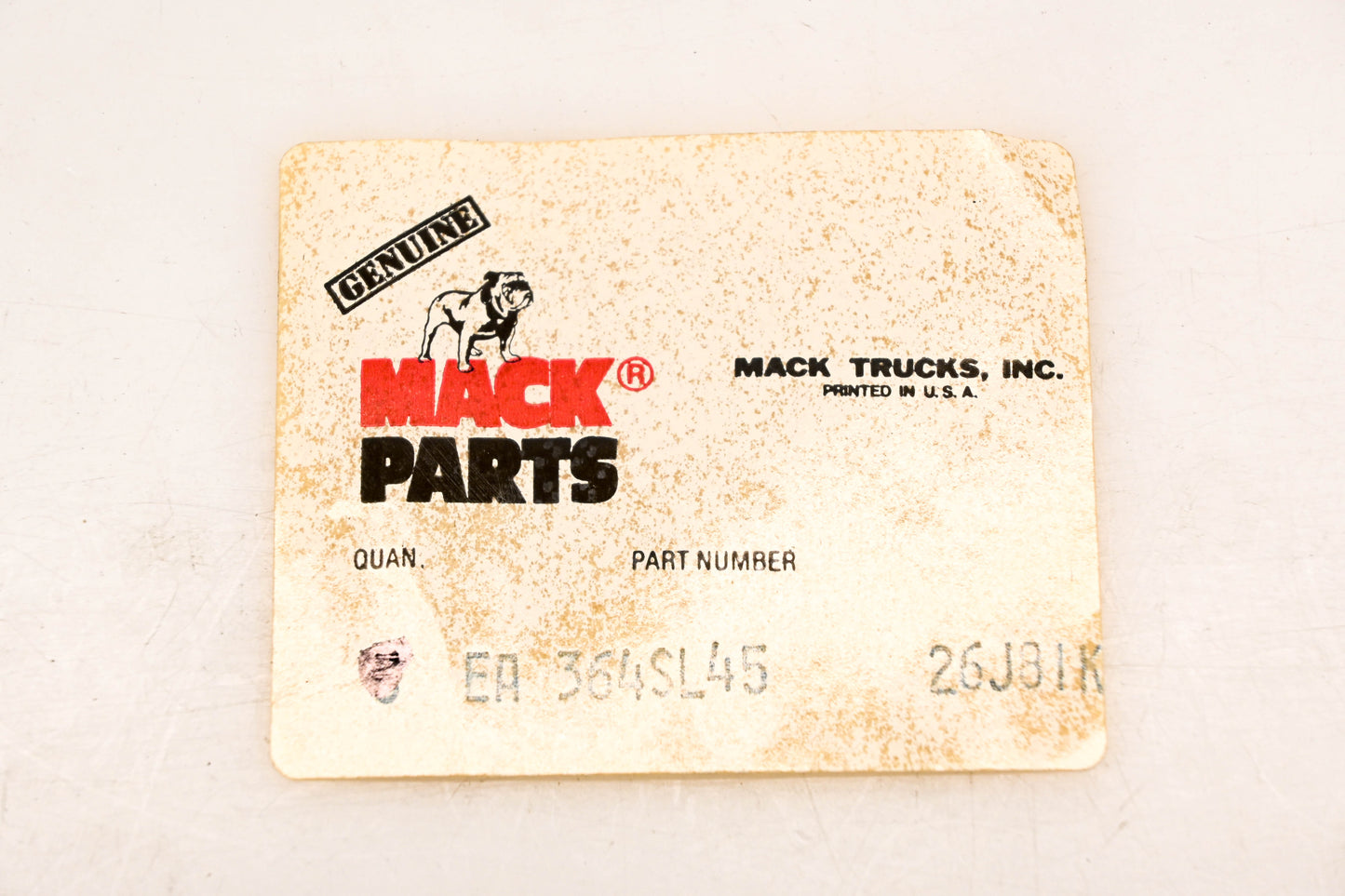 Mack 364SL45 Shim NOS