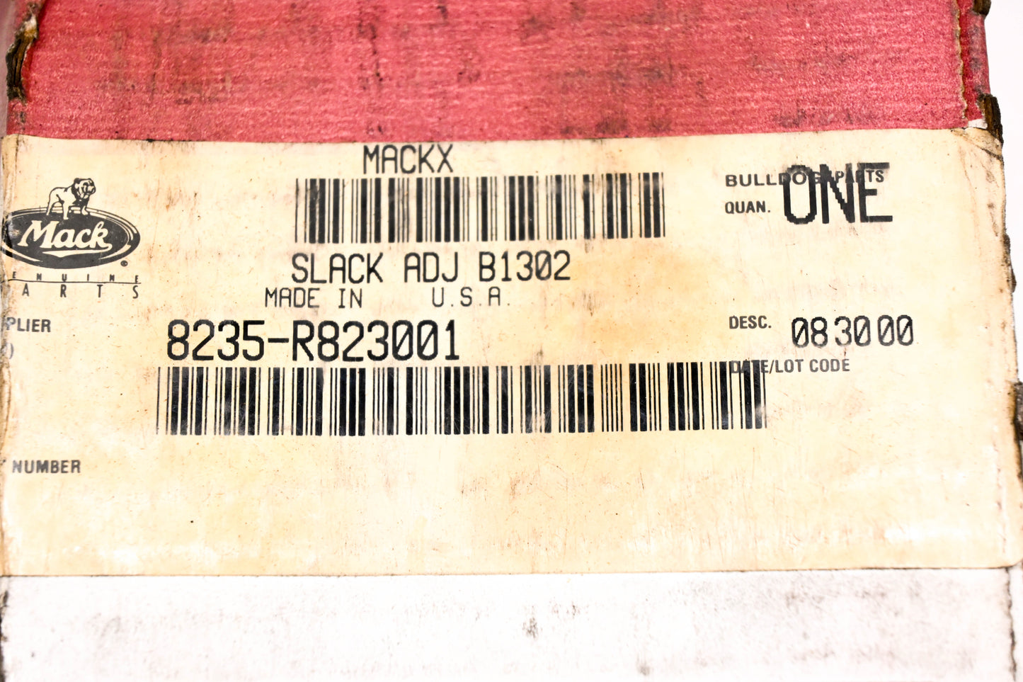 Mack 8235-R823001, R823001 Meritor Slack Adjuster NOS