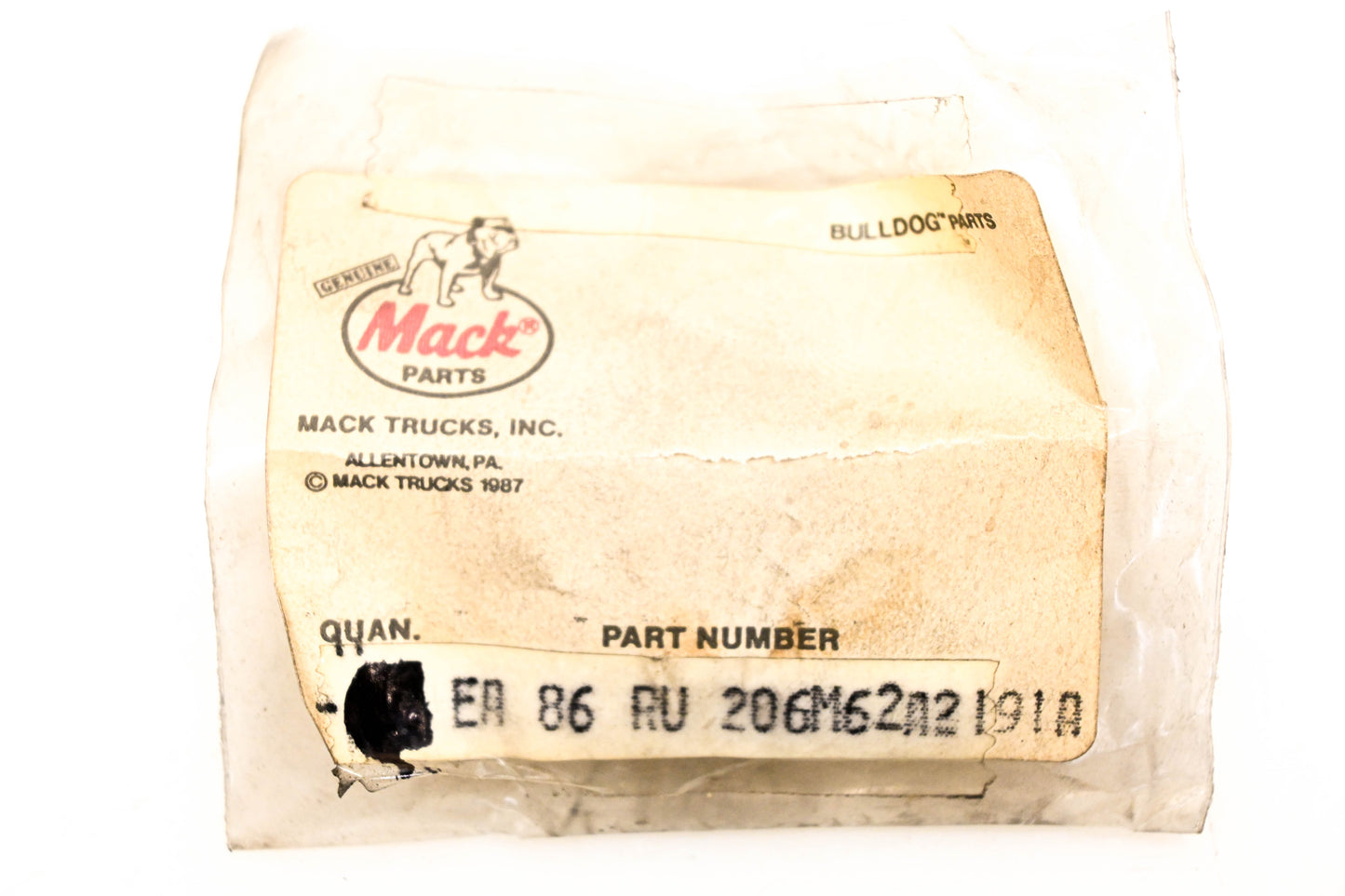 Mack 86RU206M62 Washers Qty 2 NOS