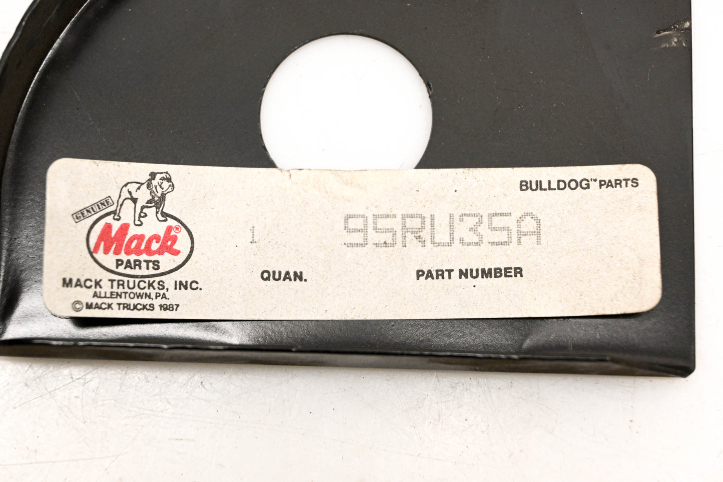 Mack 95RU35A Black Body Panel NOS