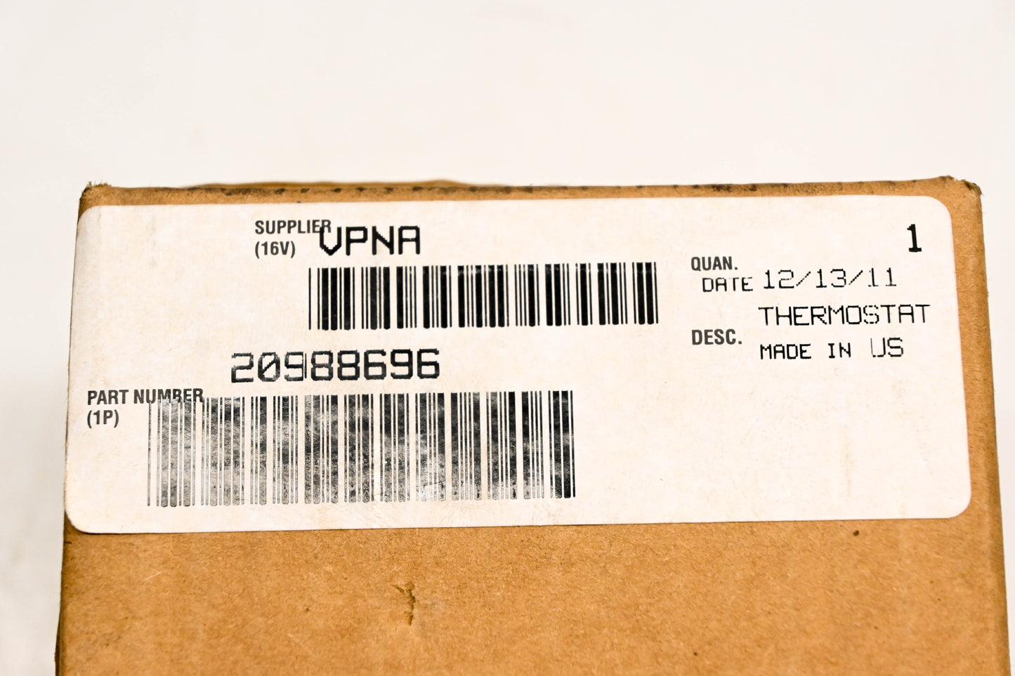 Mack 20988696 Thermostat NOS