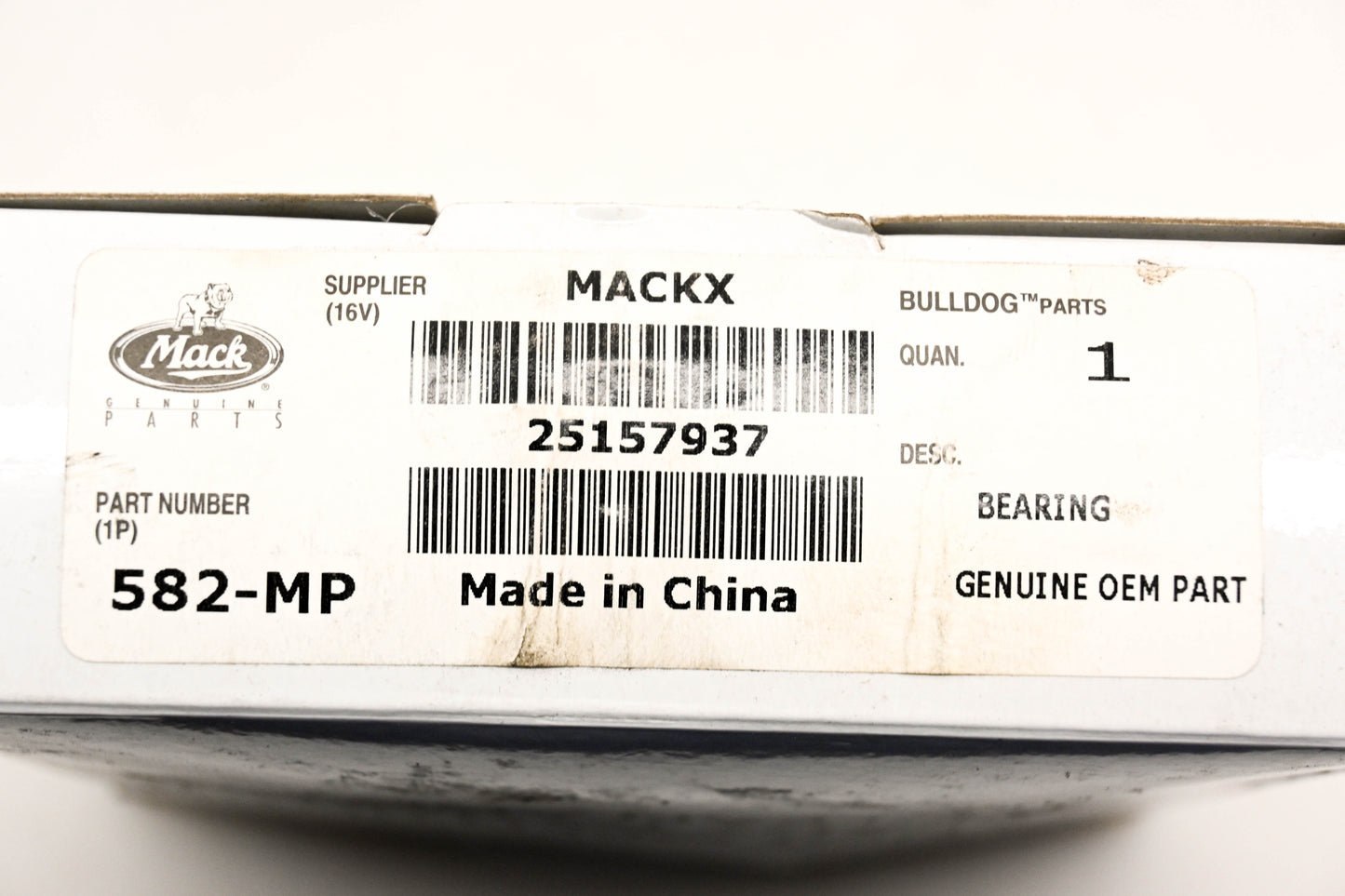 Mack 25157937, 582-MP Bearing NOS