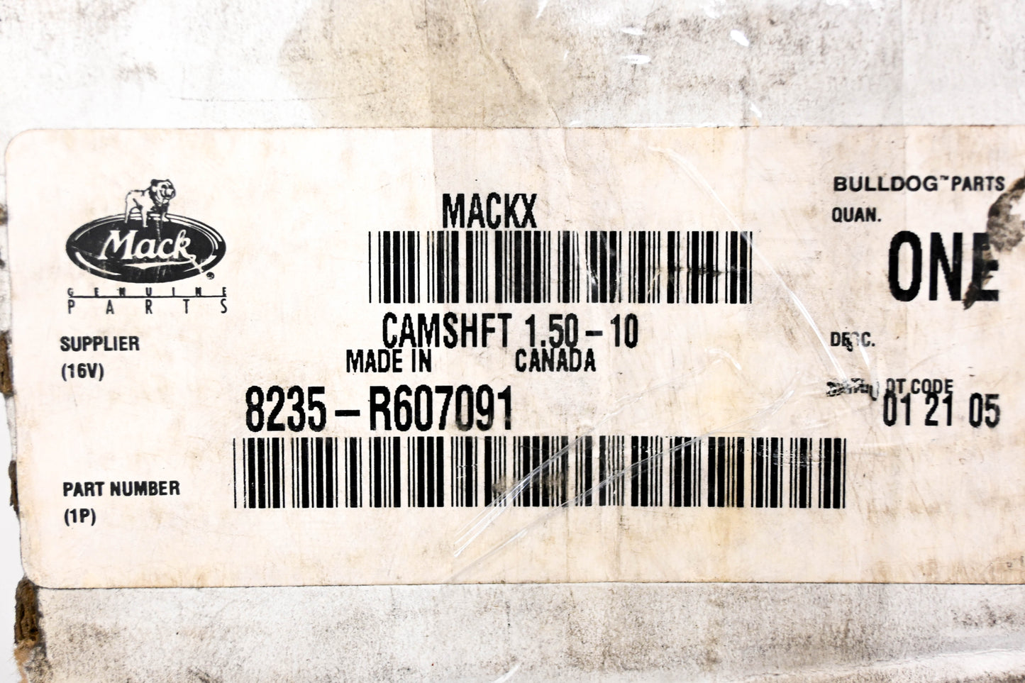 Mack 8235-R607091 Camshaft