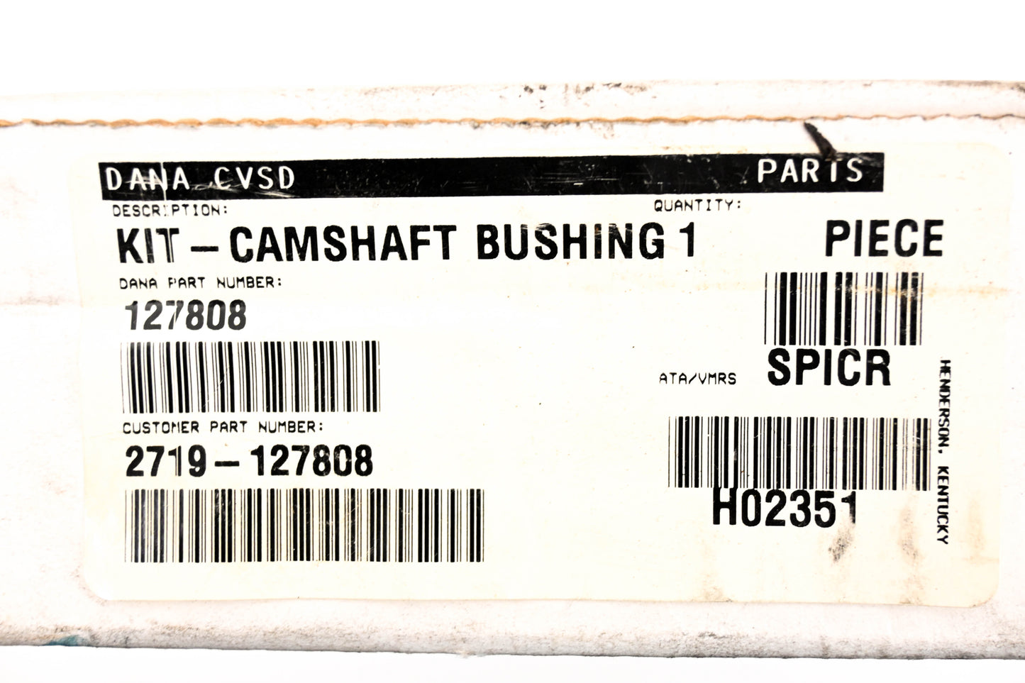 Spicer 2719-127808 Camshaft Bushing NOS